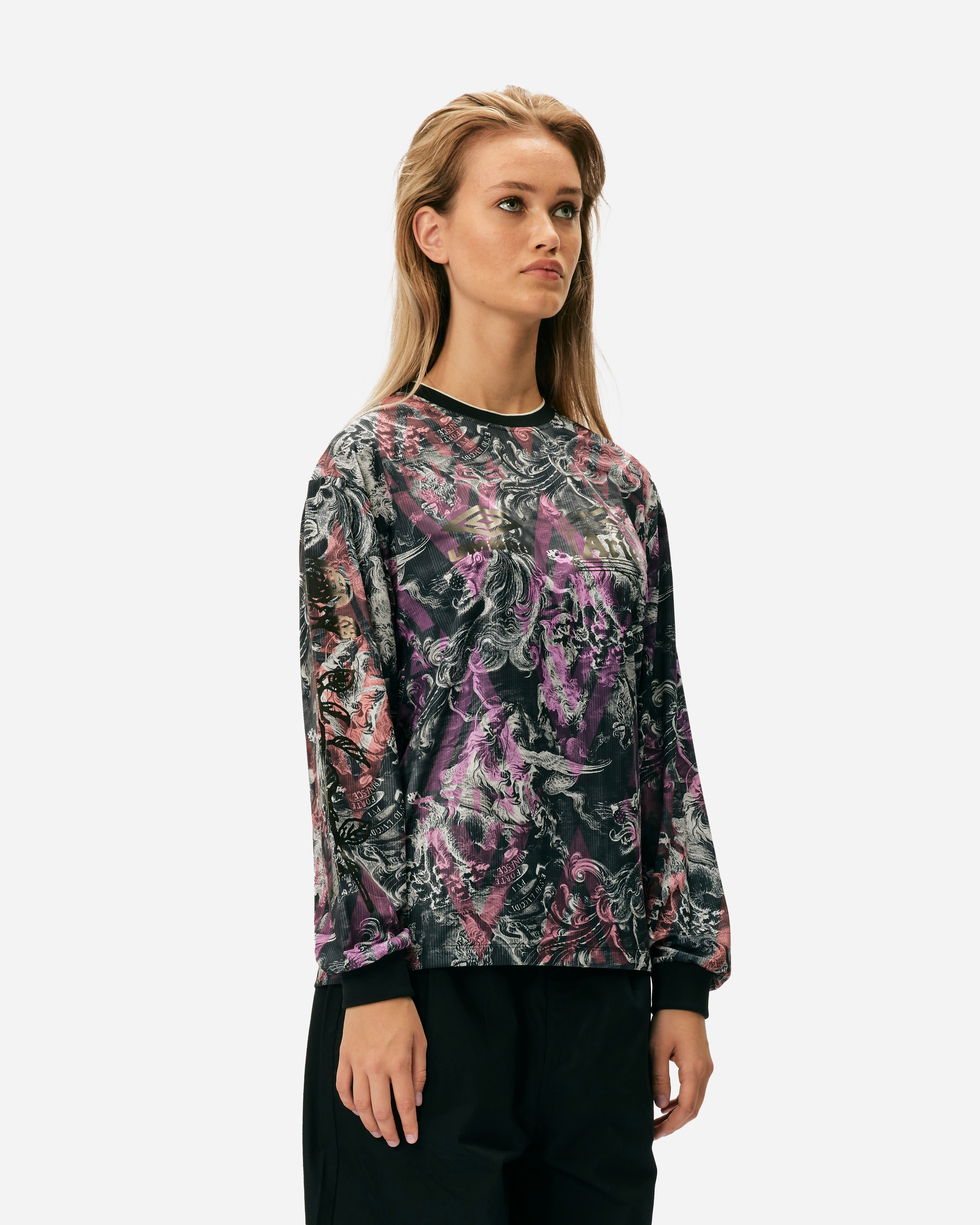 ARIES ARIES x Umbro Keepers Voetbalshirt met Lange Mouwen Black UM6000103-BLK