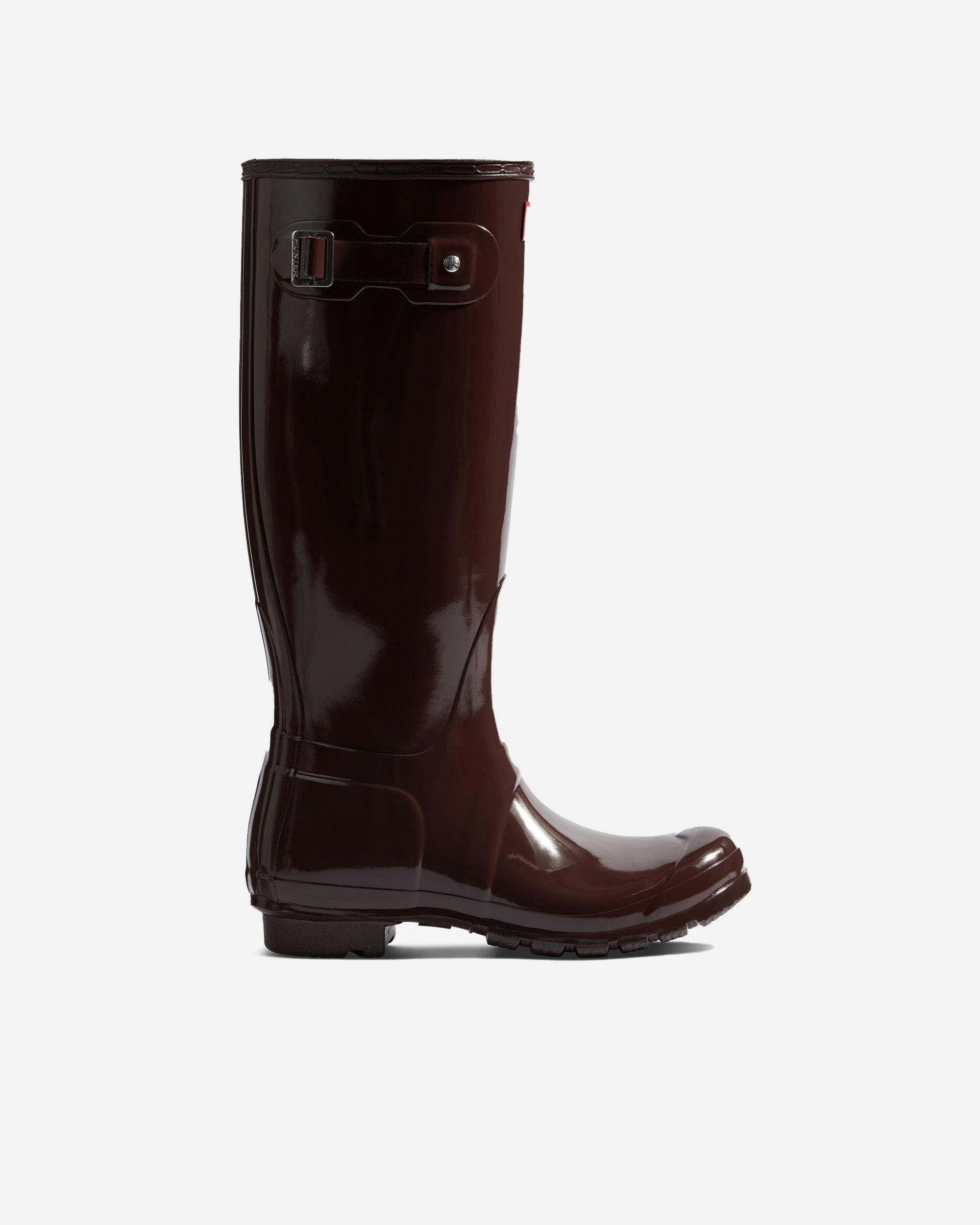 Hunter Original Tall Gloss Boot CHOCOLATE BROWN WFT1000RGLCB