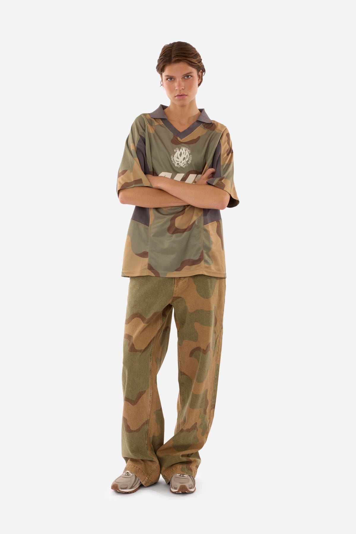 ALIS Wizzy Polo Jersey CAMOUFLAGE : GREY 166-58