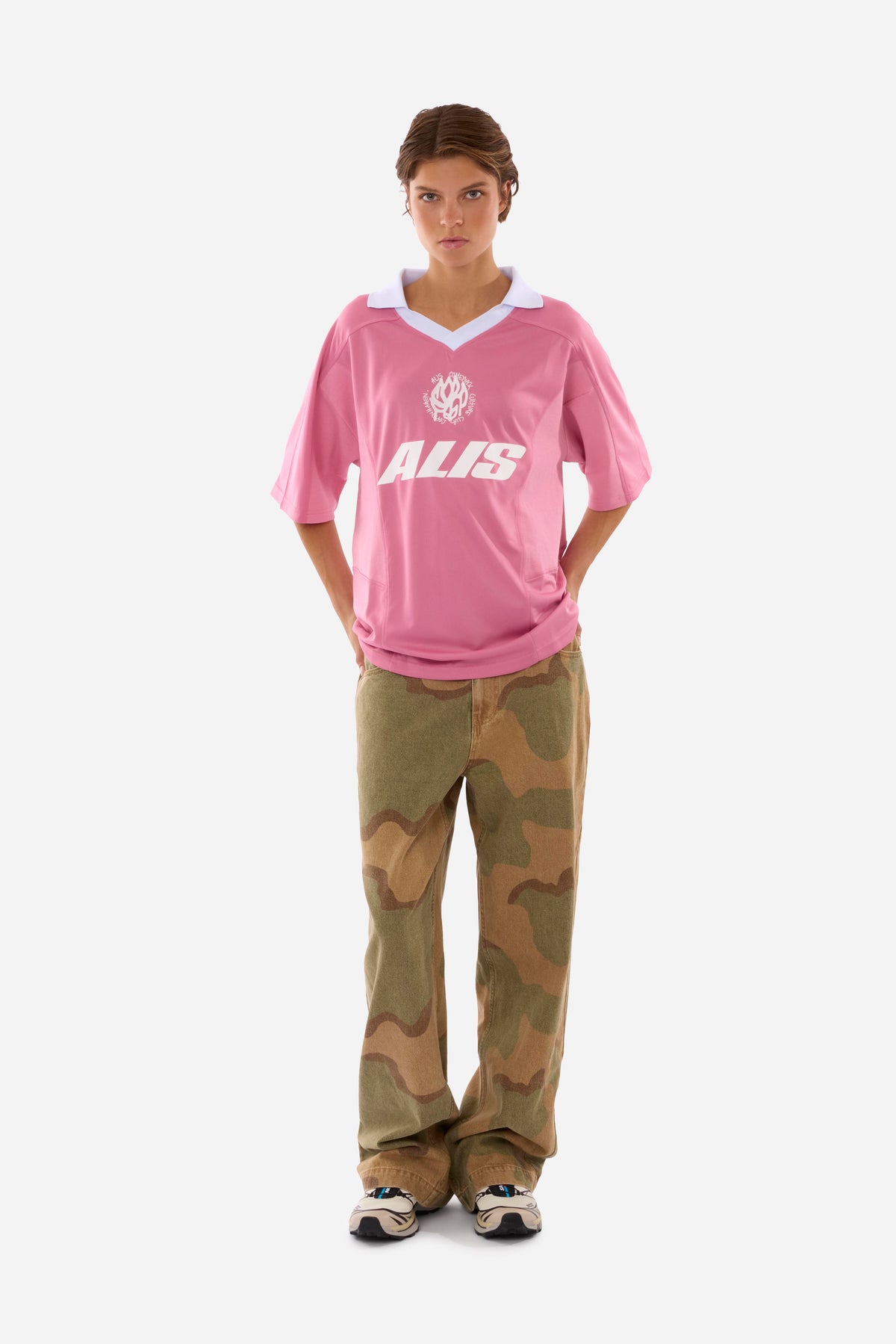 ALIS Wizzy Polo Jersey PINK : PINK 166-57