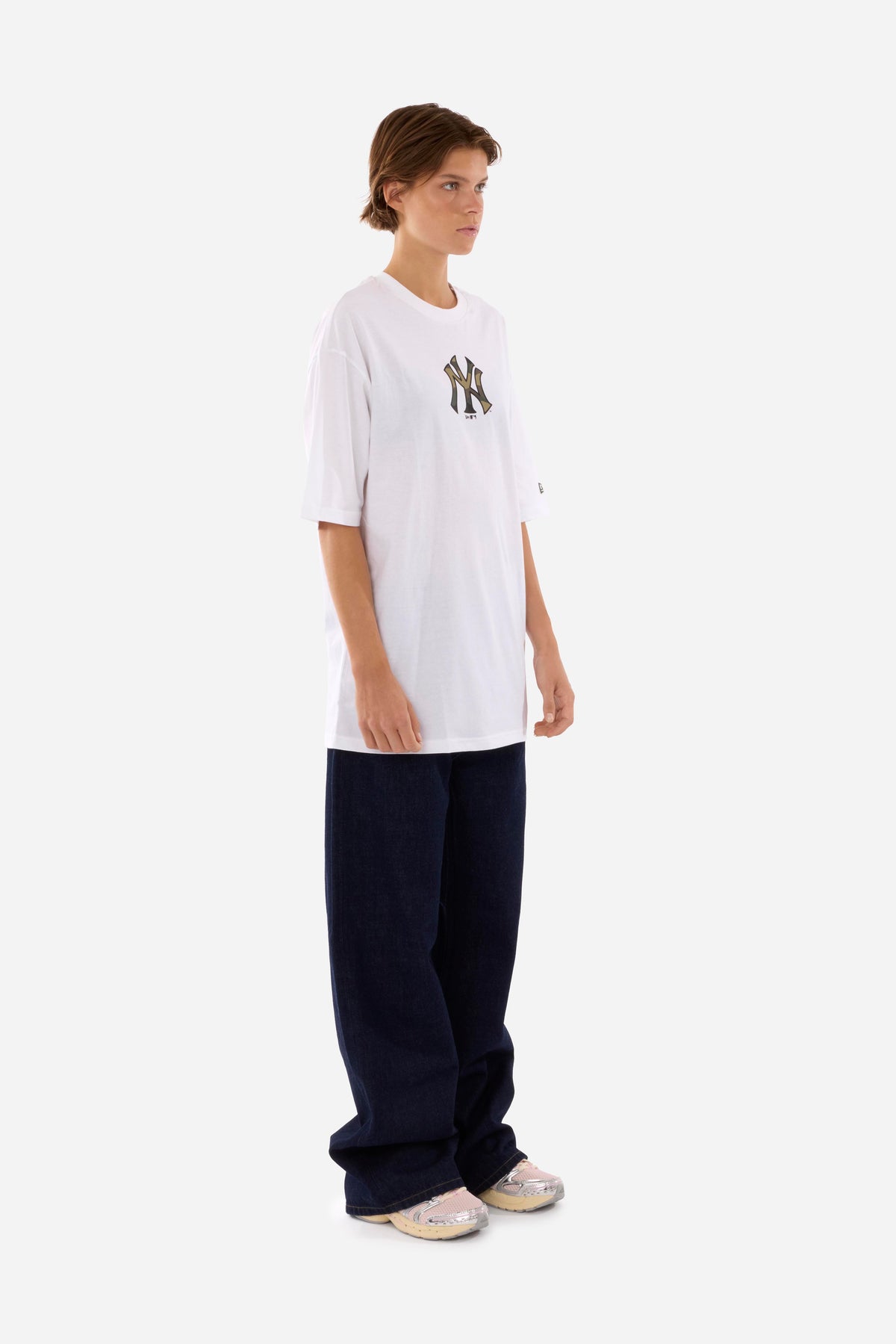 New Era MLB Infill Oversized T-Shirt WHI 60856215