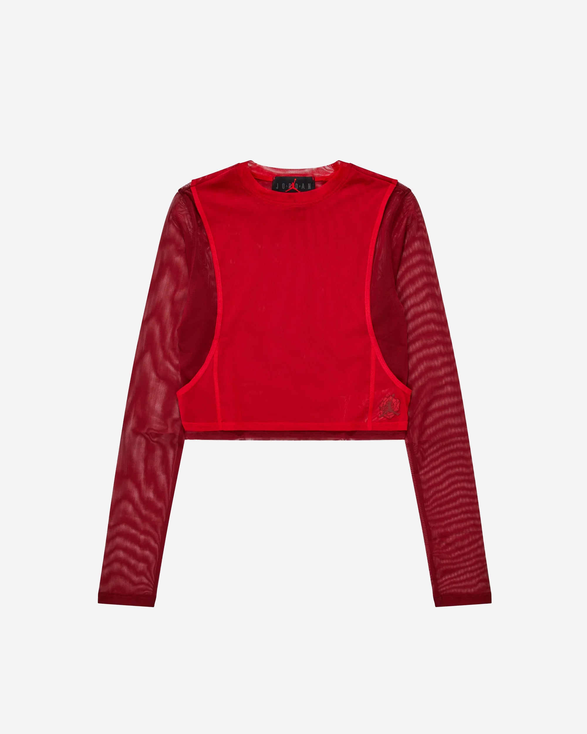 Jordan Brand Jordan x Teyana Taylor Long Sleeve Mesh Top GYM RED/TEAM RED  FB2615-687