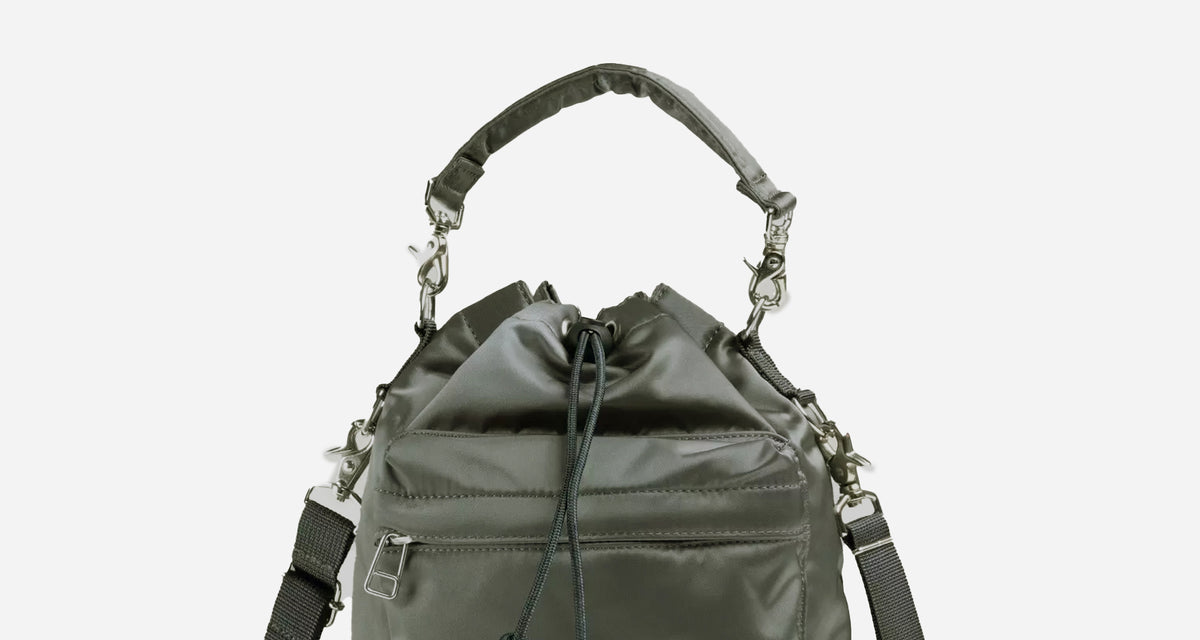 PORTER - Yoshida & Co | Balloon Bag Small | Grey bags