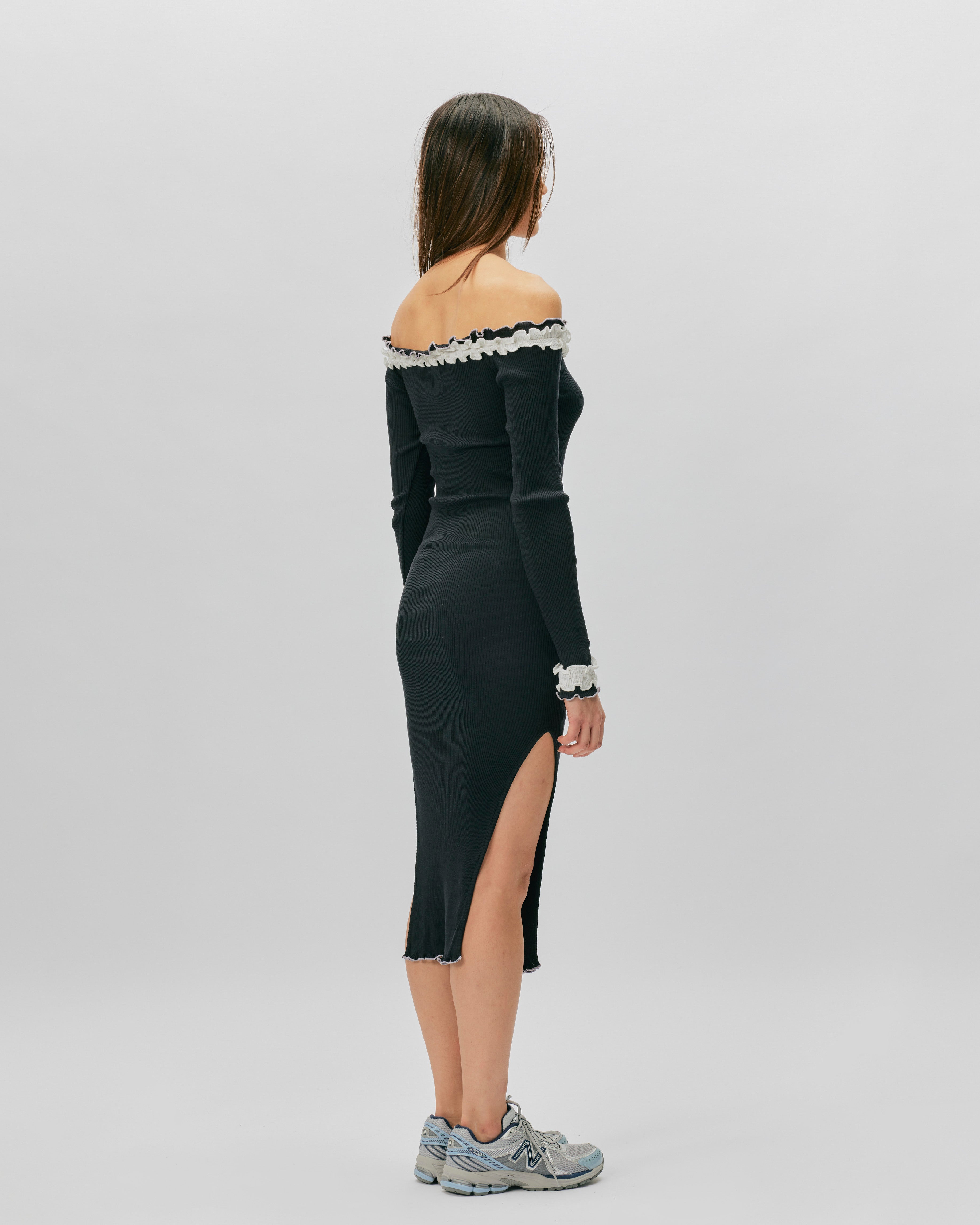 OpéraSPORT Robe Esmeralda BLACK/WHITE Z48-BLK/WHT