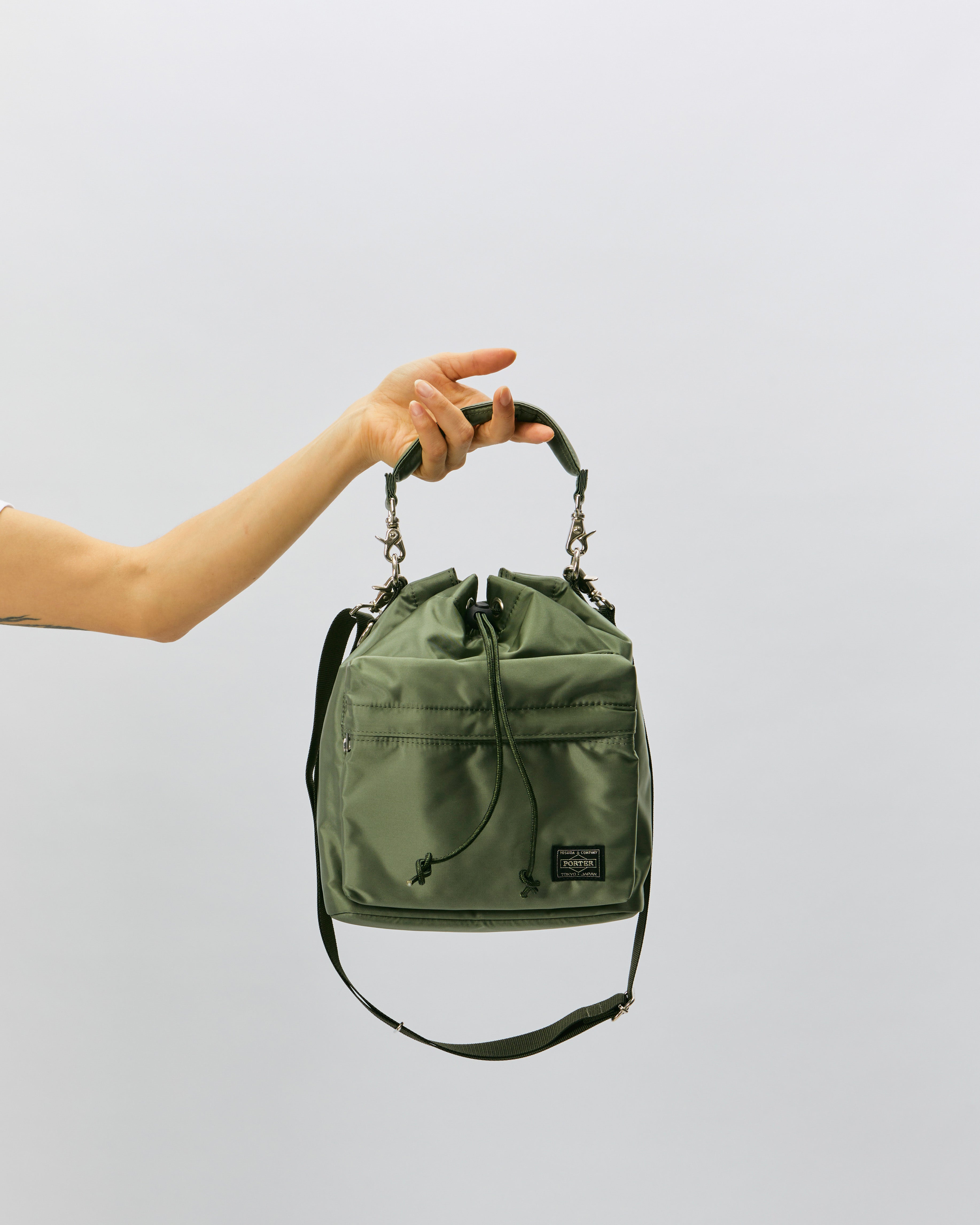 Porter Yoshida & Co. Balloon Bag Groot Sage Green 381-16853-30
