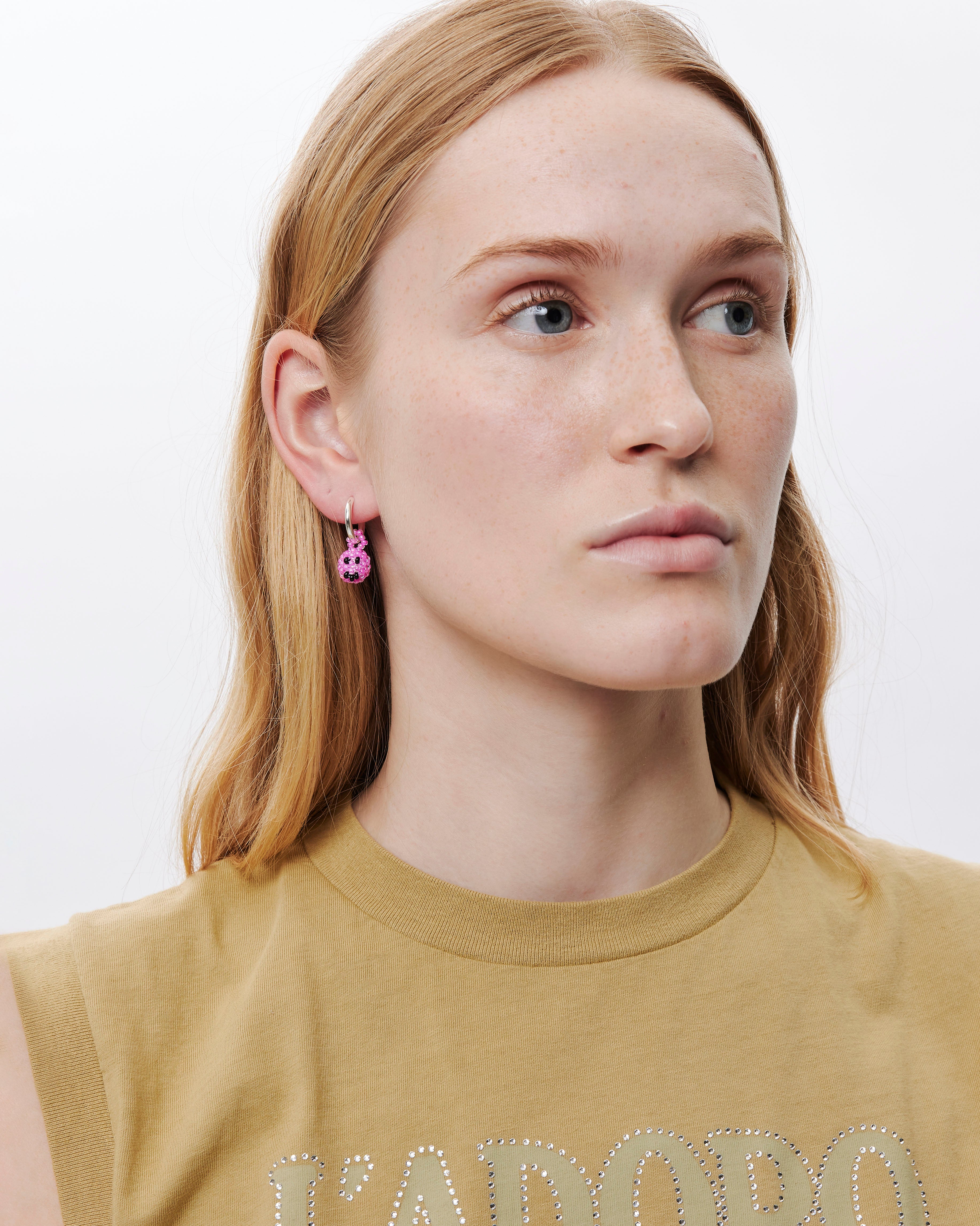 Pura Utz Hot Pink Mood Earring HOT PINK PU-EX-Sm-6