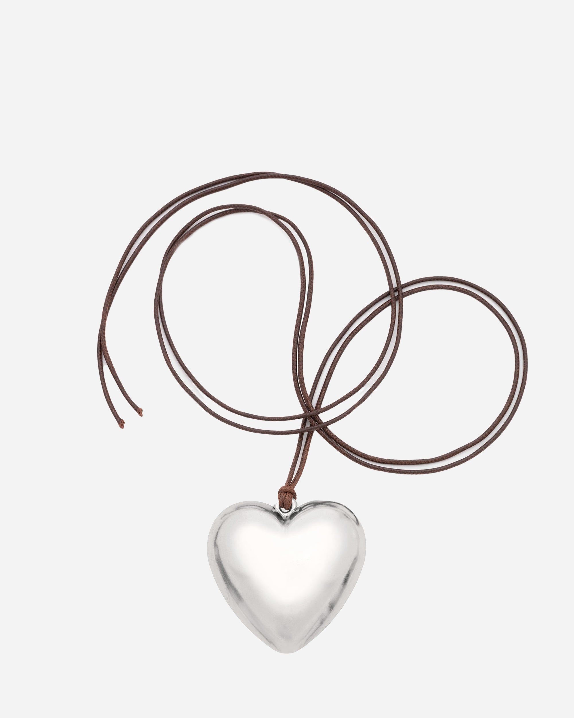 THE GOOD STATEMENT Spirit Necklace Big Heart SILVER TGS-S-1