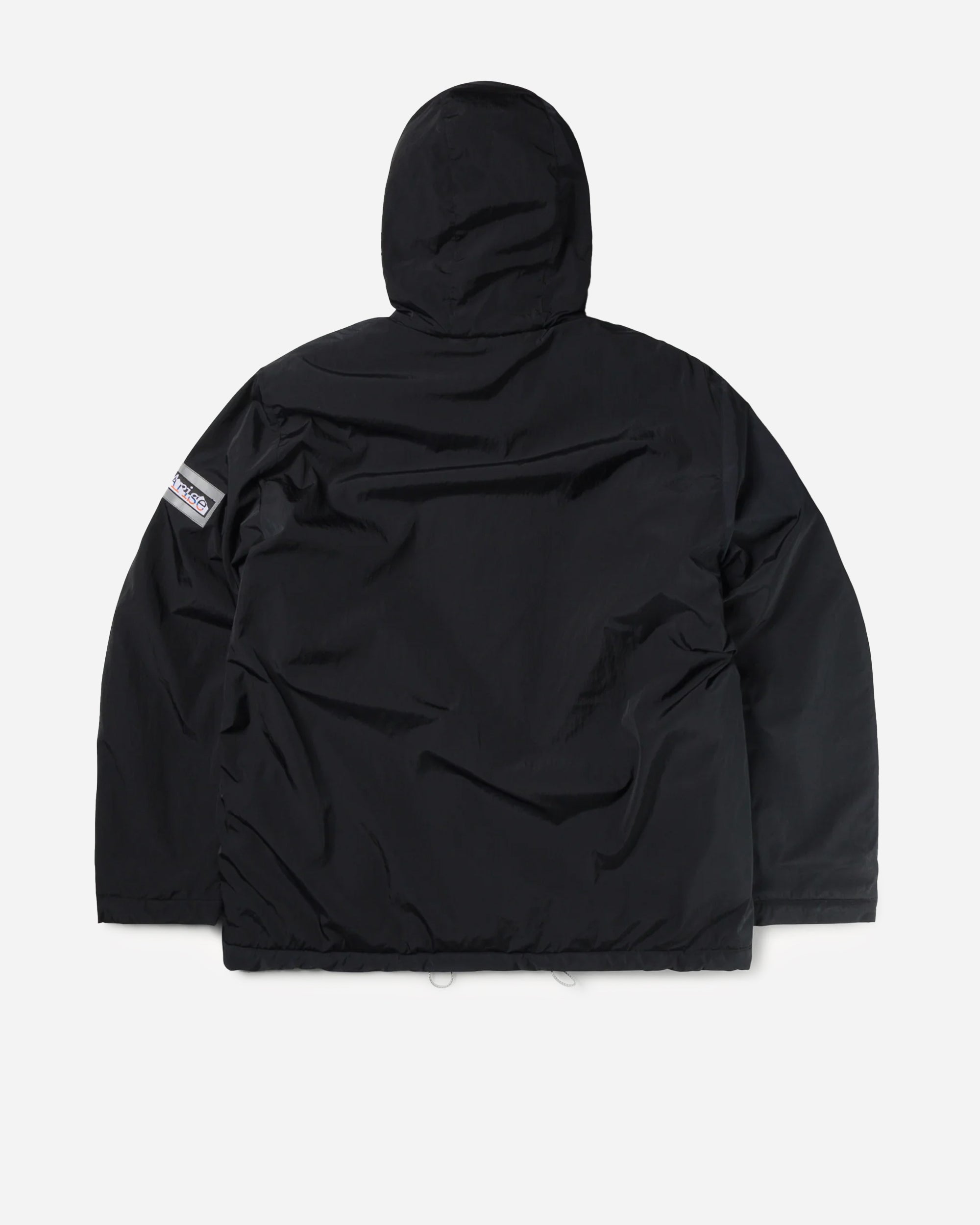 ARIES Reversible Nylon and Floral Fleece Parka Ecru RUAR70014