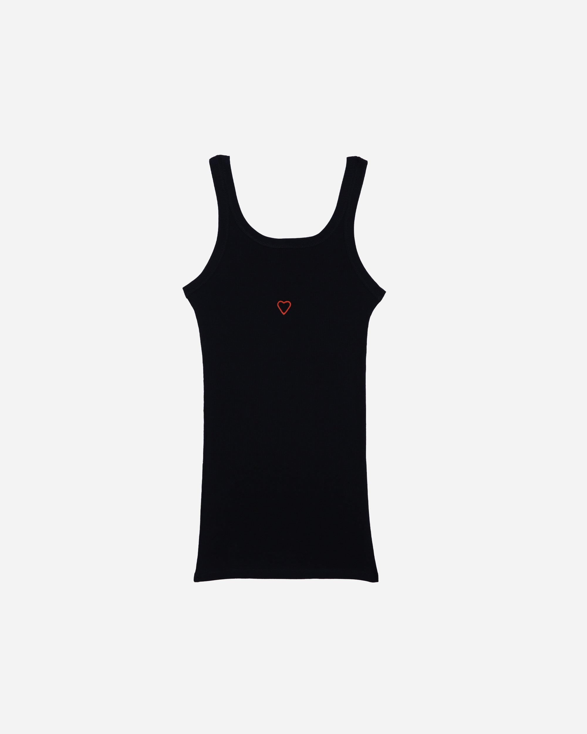 Baserange Heart Tank BLACK TOHT-RB-SU24-BLK