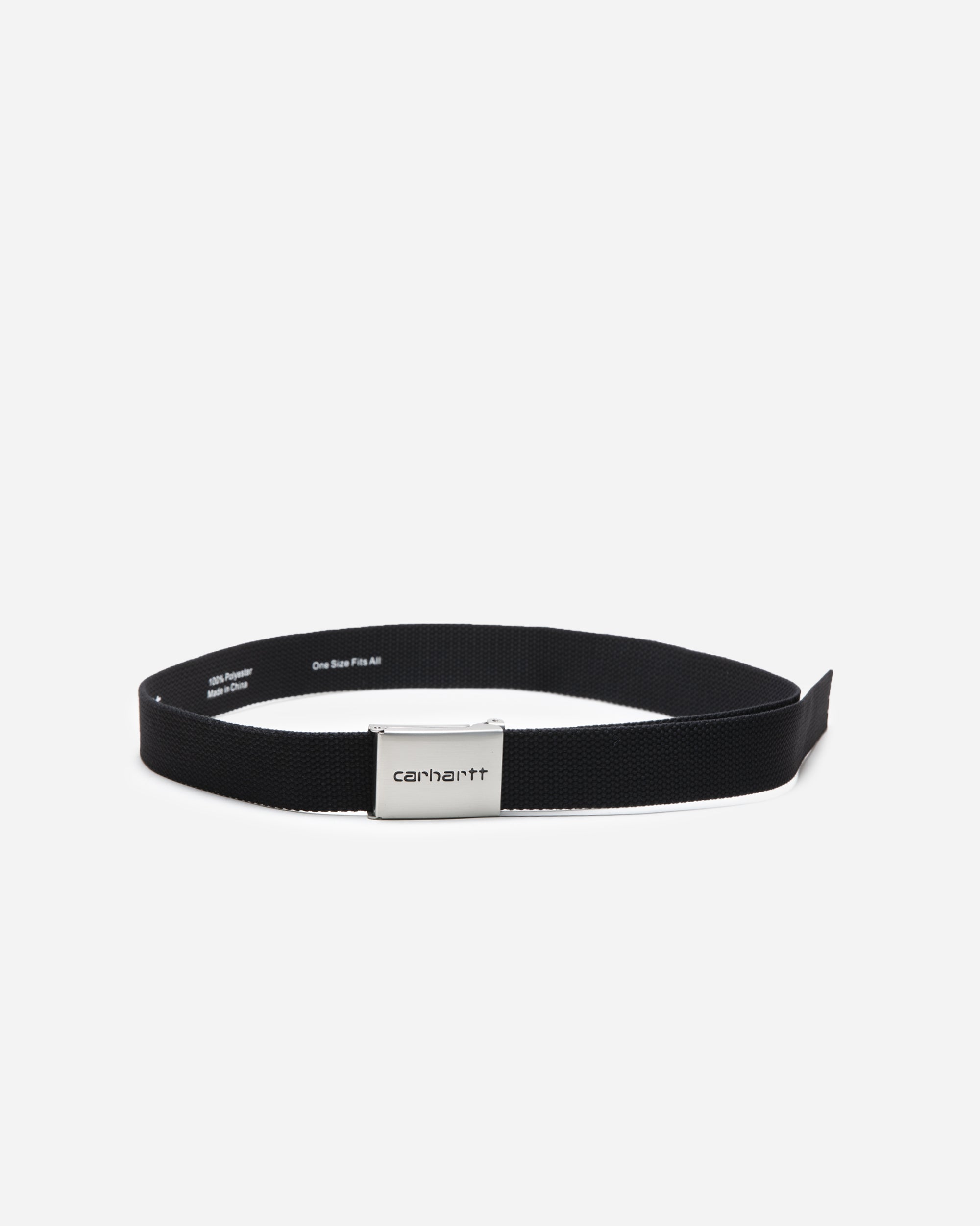 Carhartt WIP Clip Belt Chrome Black I019176-89XX
