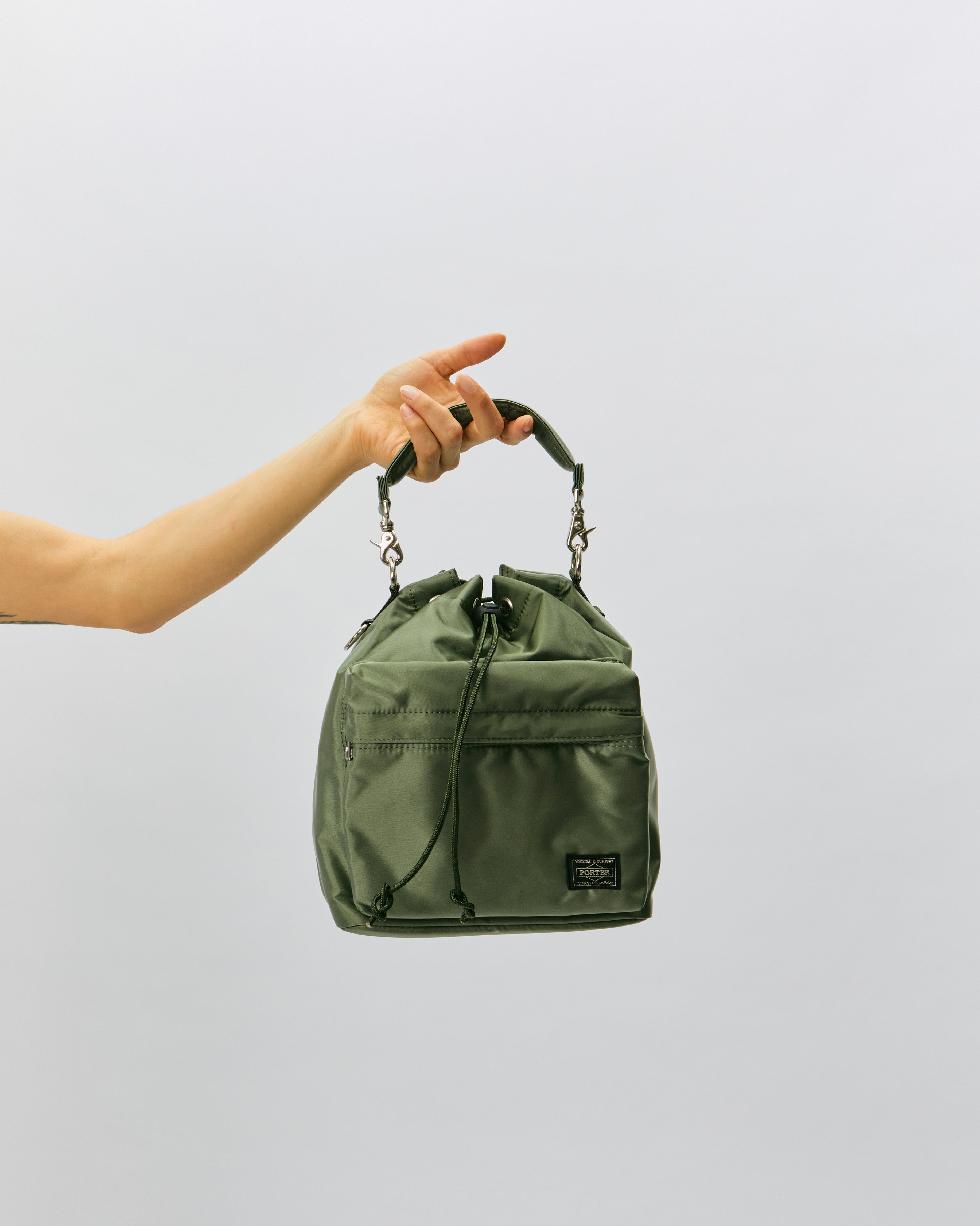 Porter Yoshida & Co. Balloon Bag Groot Sage Green 381-16853-30