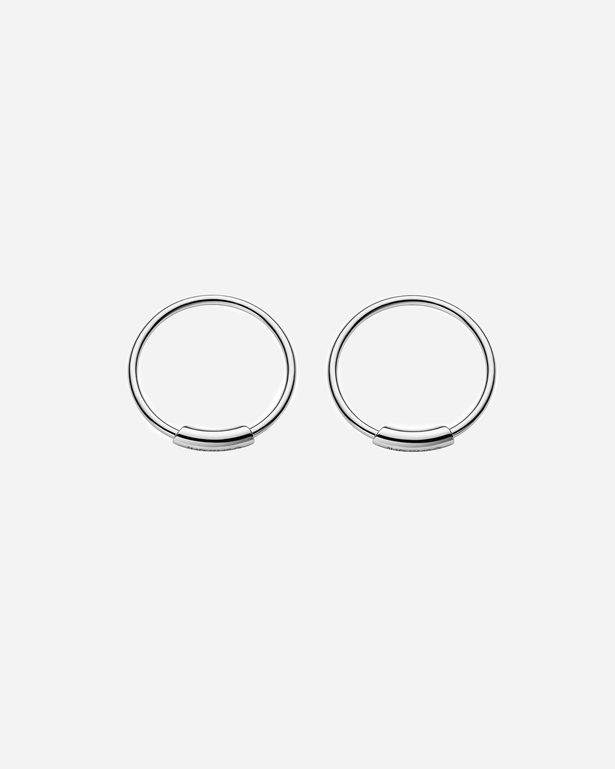 Maria Black Basic 12 Hoops Silver Silver 100219