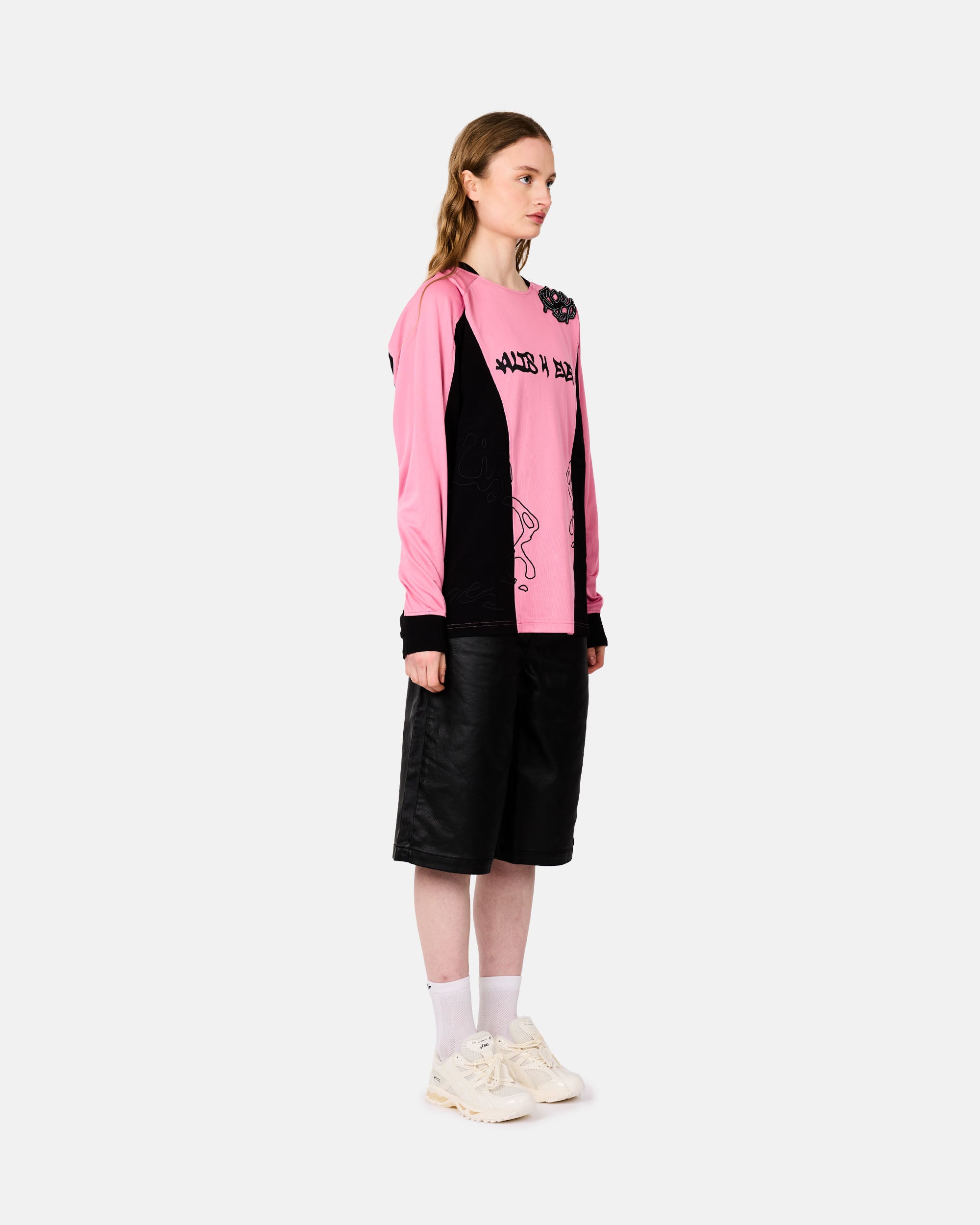 ALIS Coen Long Sleeve 2-Layer Jersey Black / Pink 101-34