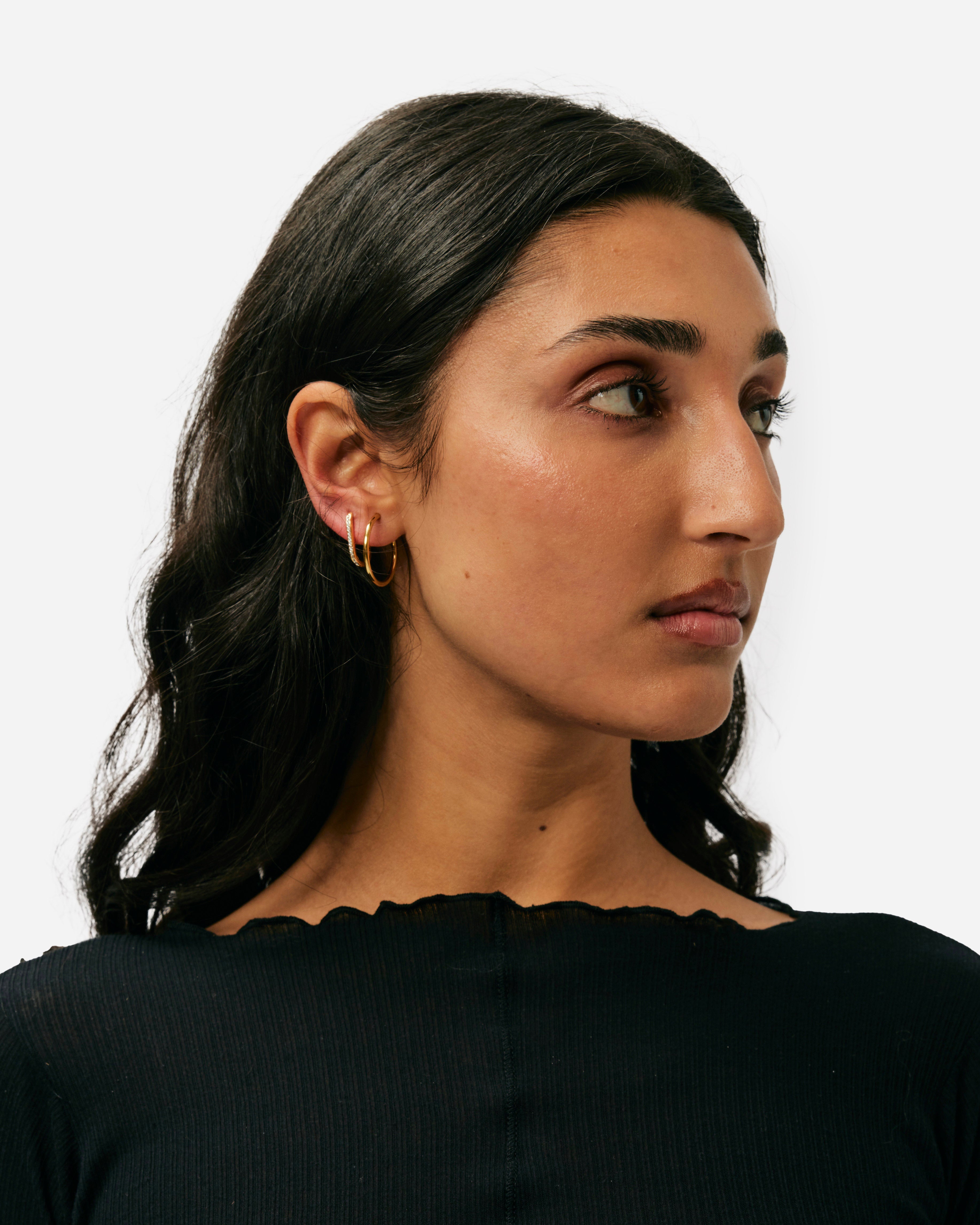 Maria Black Kastellet Earring Goldplated Silver 101016YG
