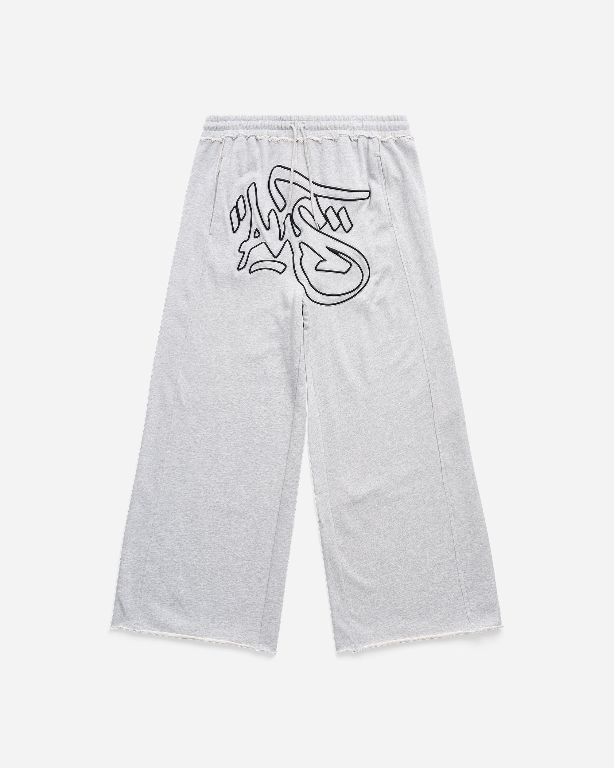 ALIS Mikheil Wide Sweat Pants Grey Melange 102-03