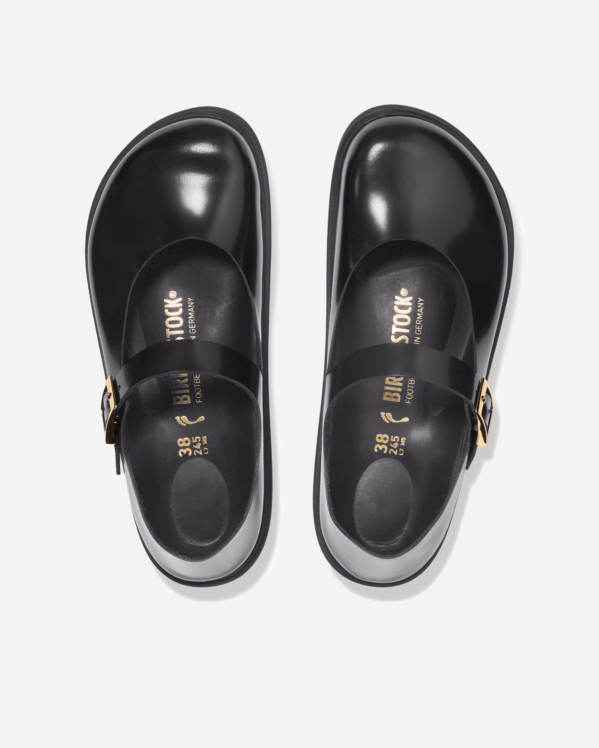 BIRKENSTOCK Mantova Cup Sole High-Shine Black 1030140