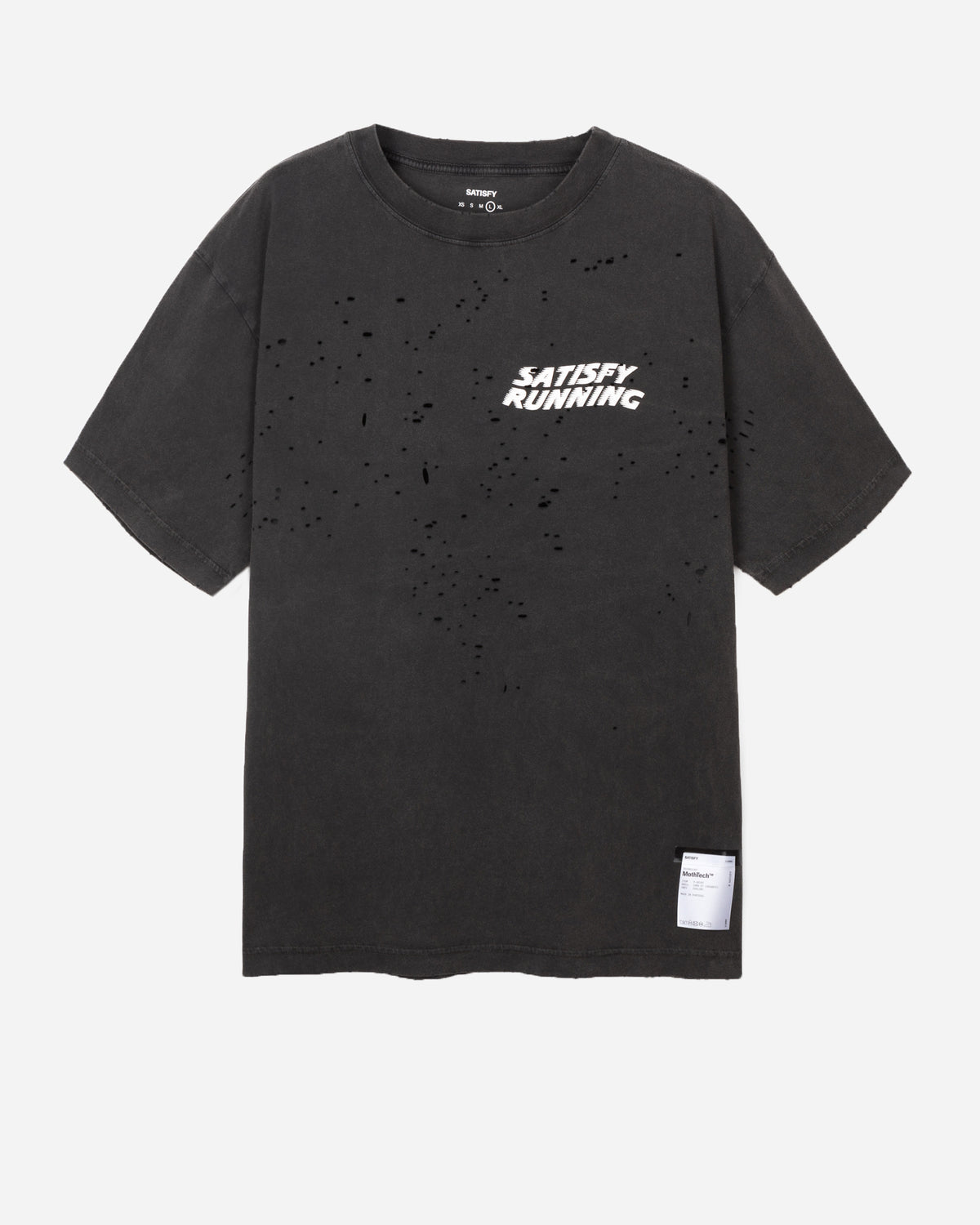 Satisfy MothTech T-Shirt  Aged Black WA 11006-00A08