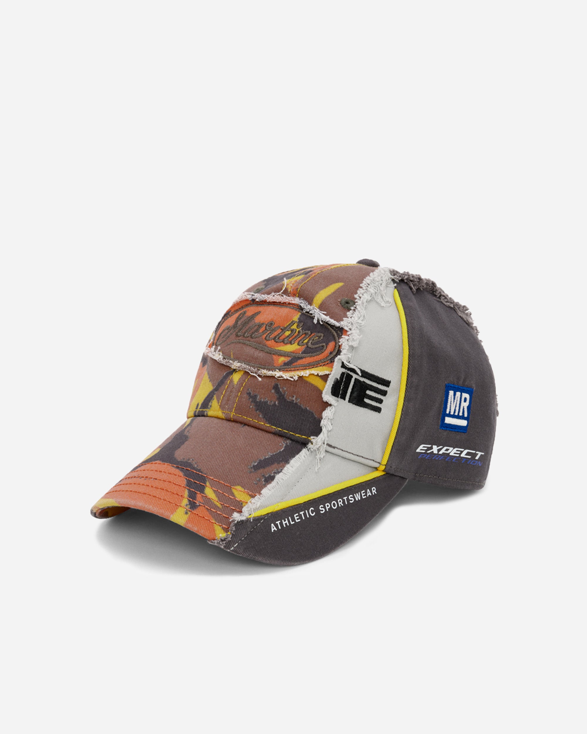 Martine Rose Collage Cap ORANGE CAMO GREY ORA 1217WP25208