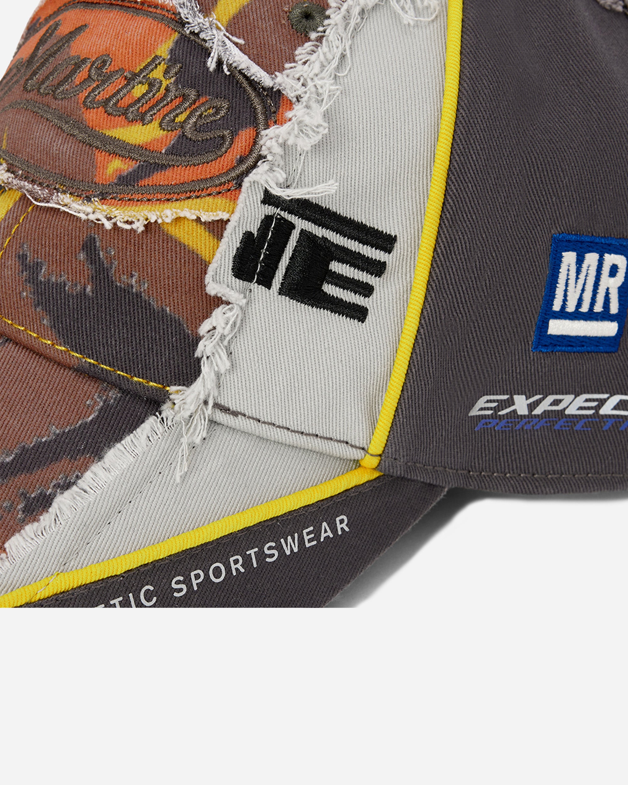 Martine Rose Collage Cap ORANGE CAMO GREY ORA 1217WP25208