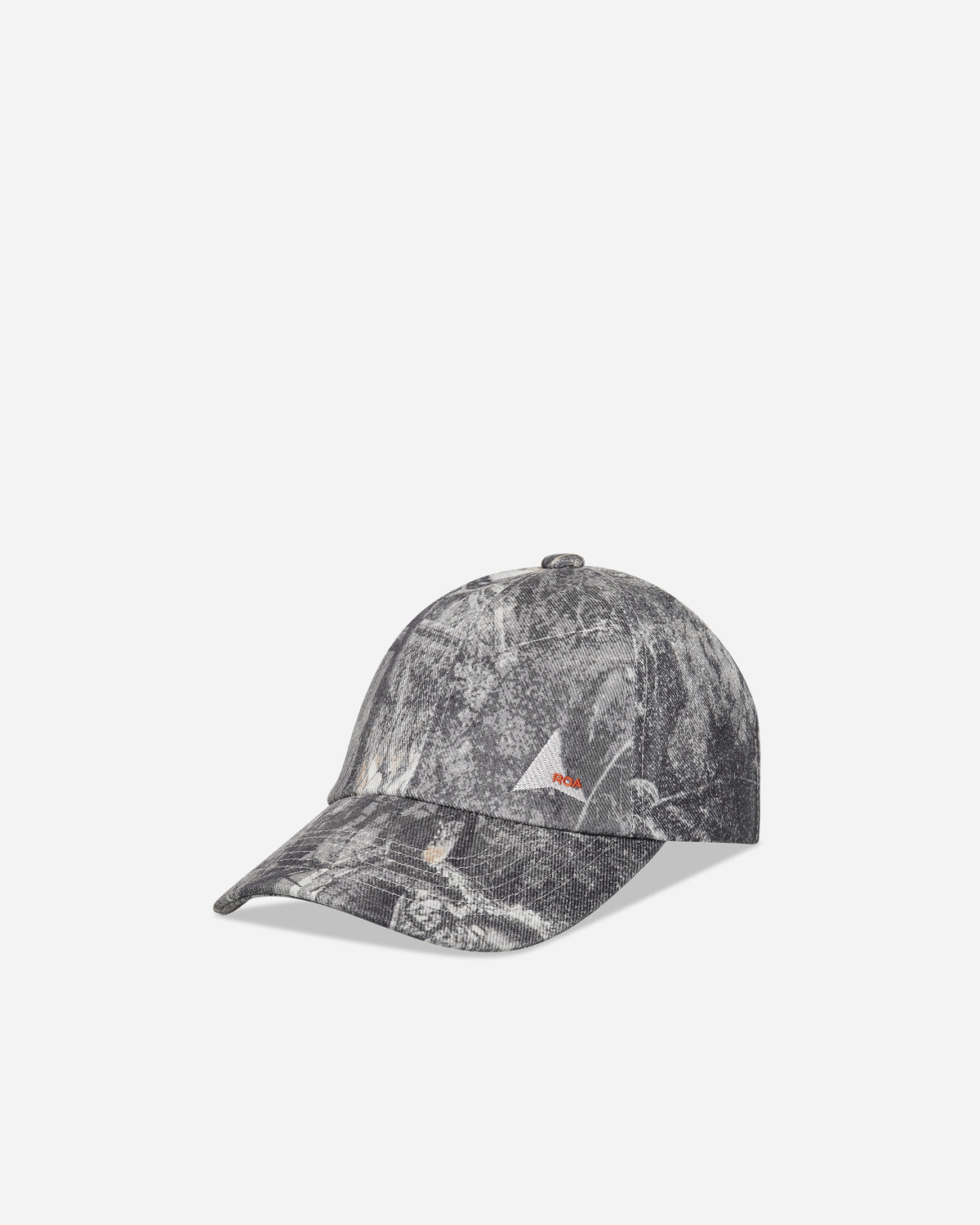 ROA Roa x Wrangler Denim 6 Panel Cap Washed Pattern Owl Dark YBUW2168FA137-Owl Dark
