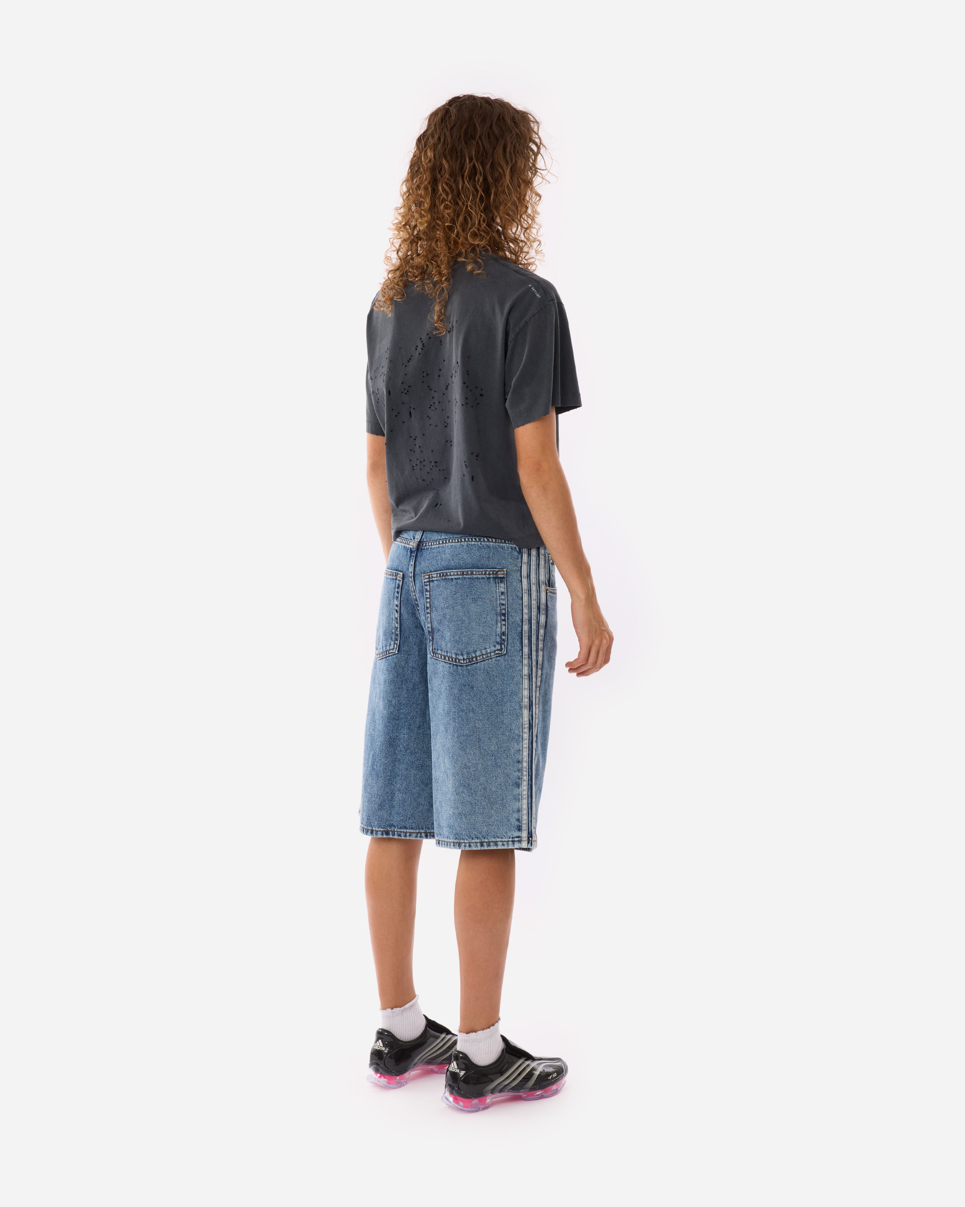 adidas Originals Firebird Shorts WORN BLUE DENIM KS4975