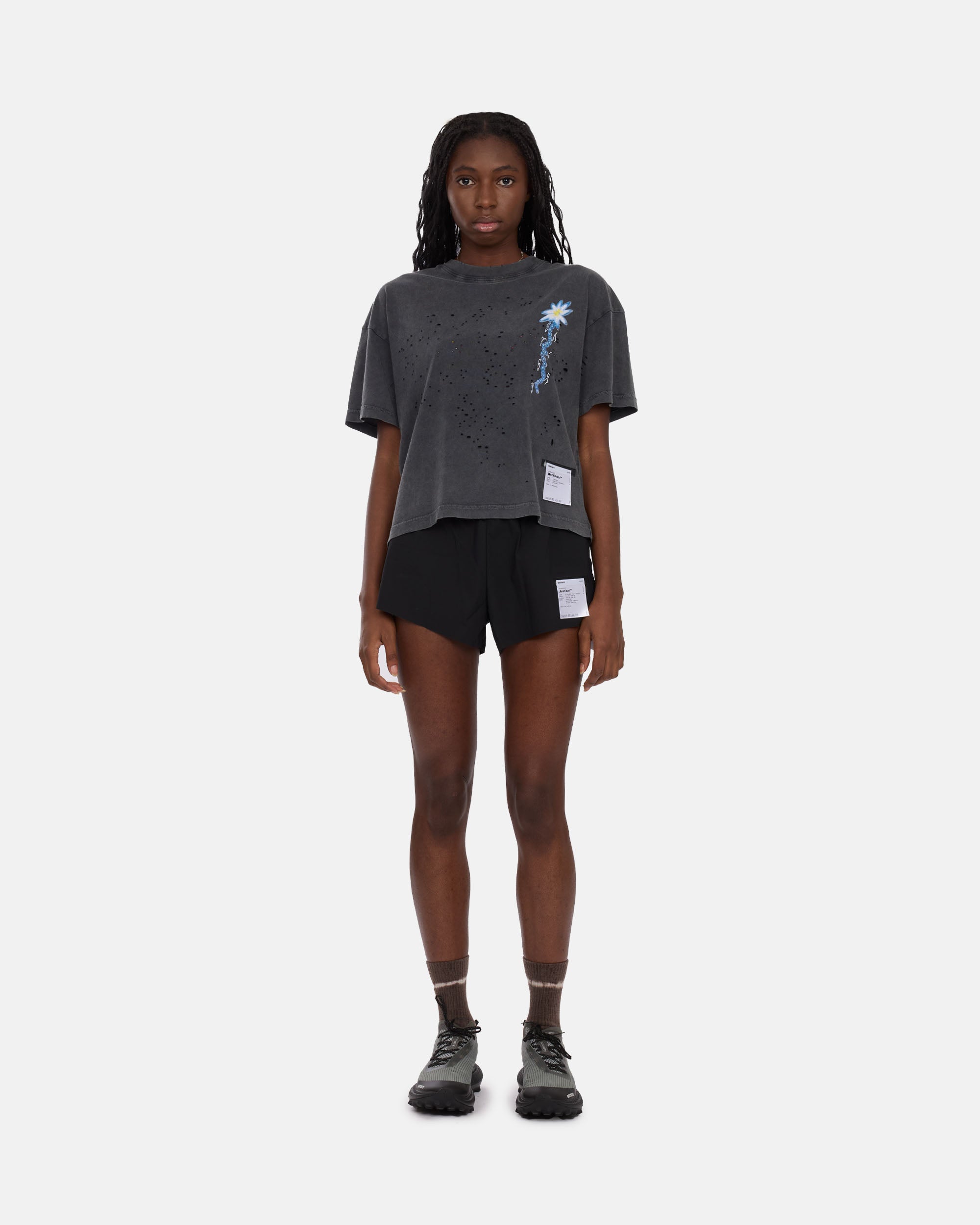 Satisfy Mothtech T-shirt Aged Black 21002-AB-EWS