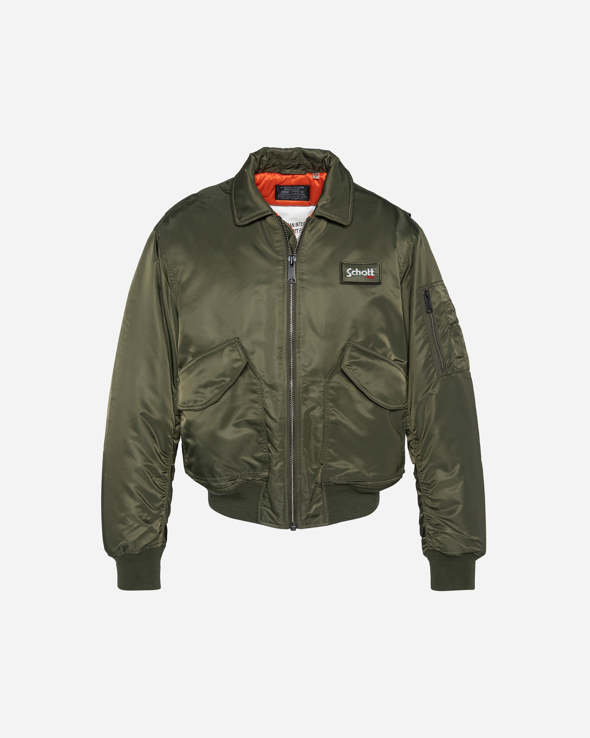 Schott Blouson Cwu Original Oversize ARMY KAKI 21090RS-KAKI