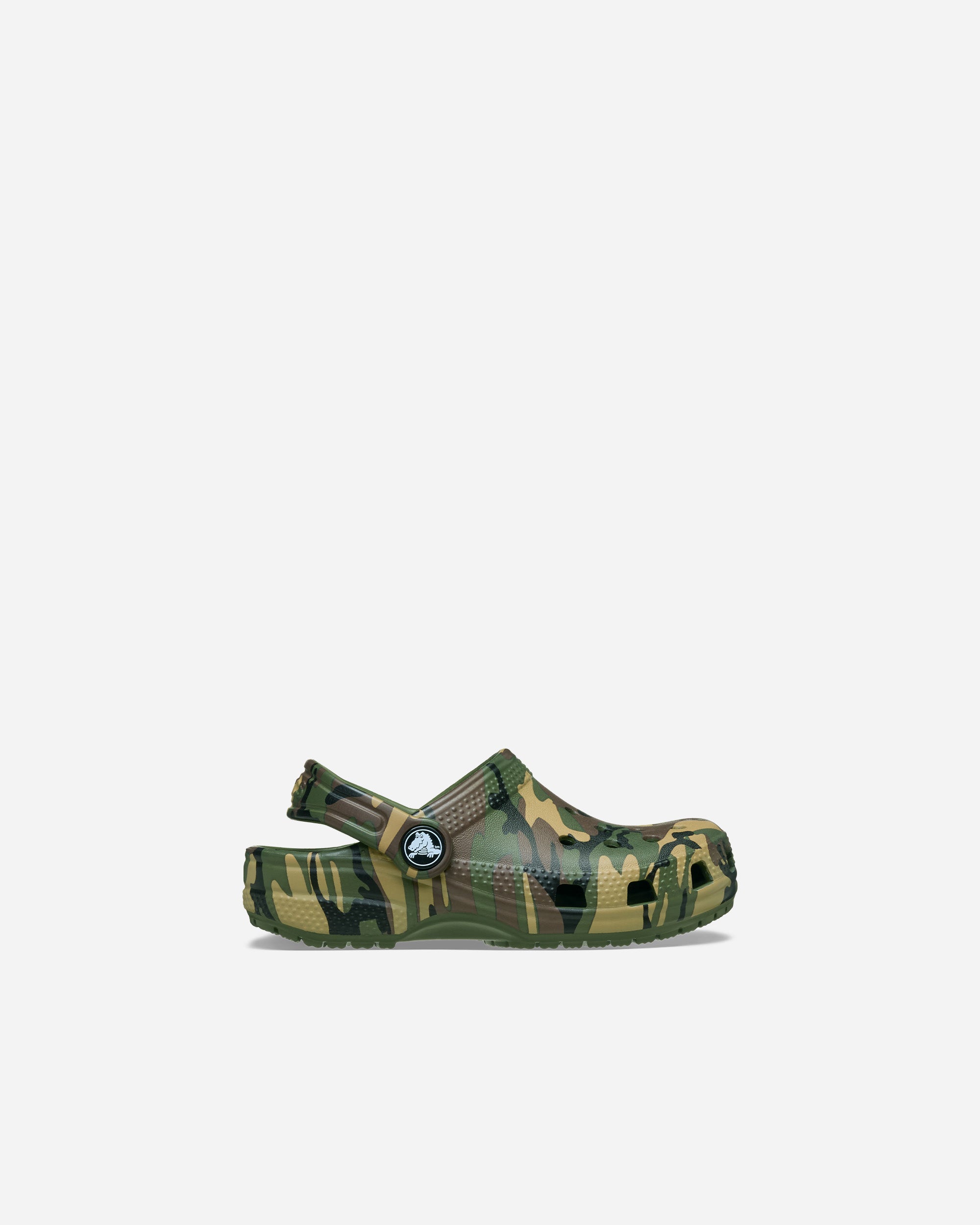 camp crocs Crocs Toddler Classic Camouflage Clog, Green, C8