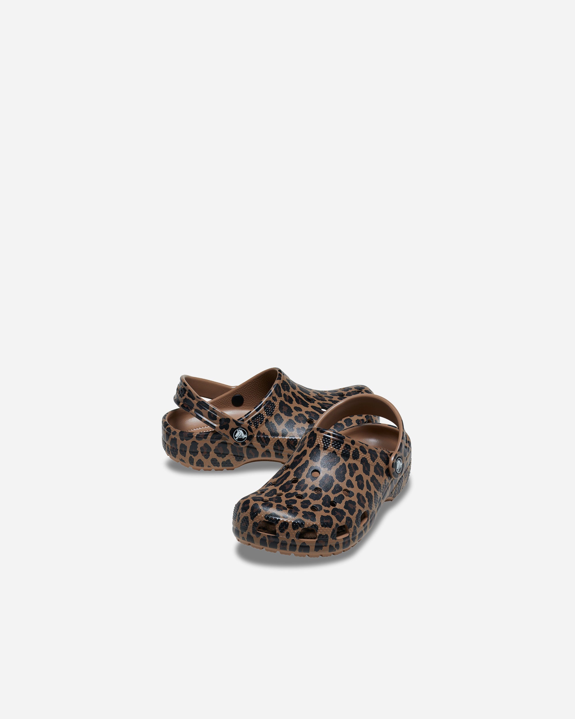 Crocs Classic Animal Clog (Toddler) Sepia/Leopard 211882-2LD