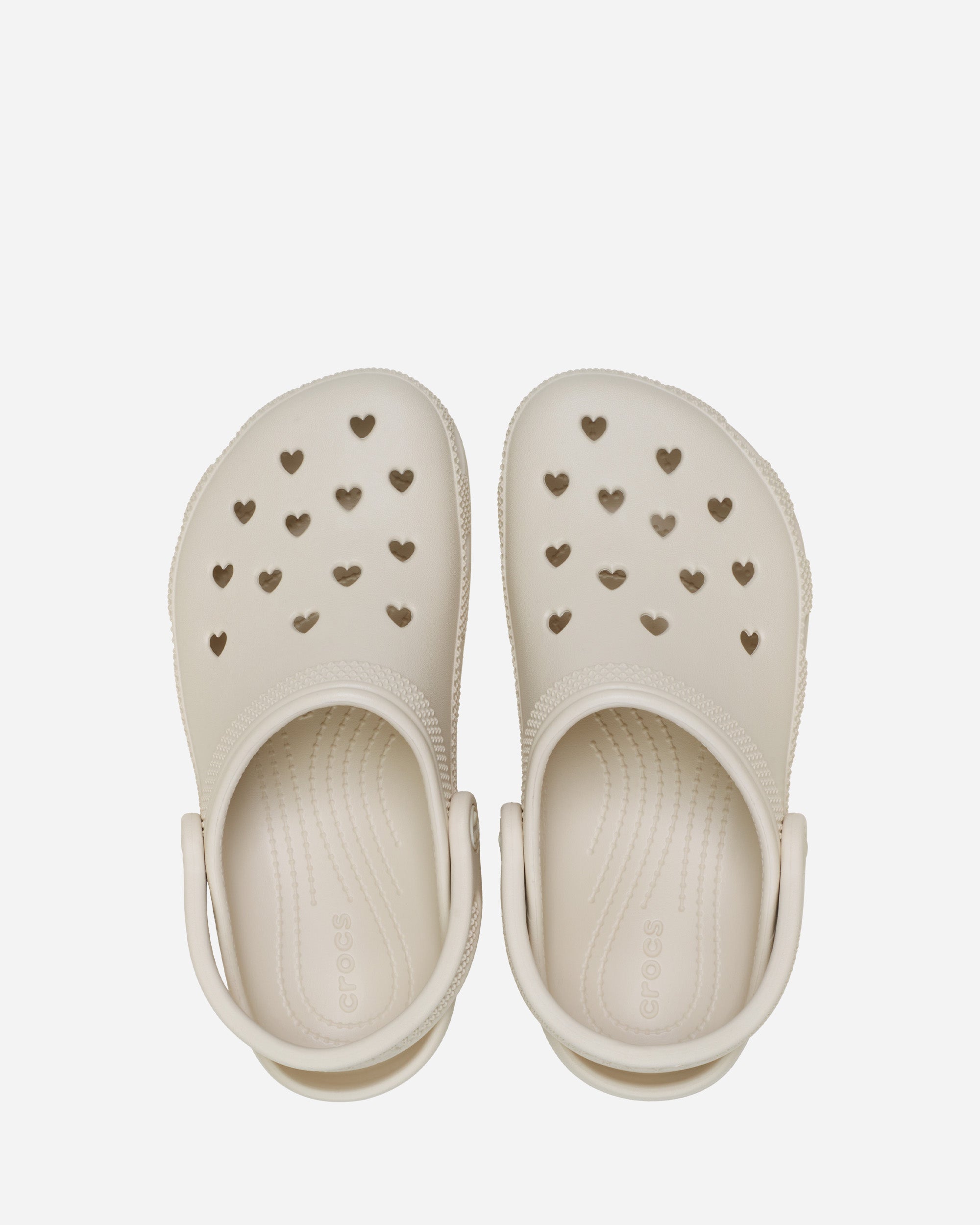 Crocs Classic Hearts Cut Out Clog Frappé 213441-2MC