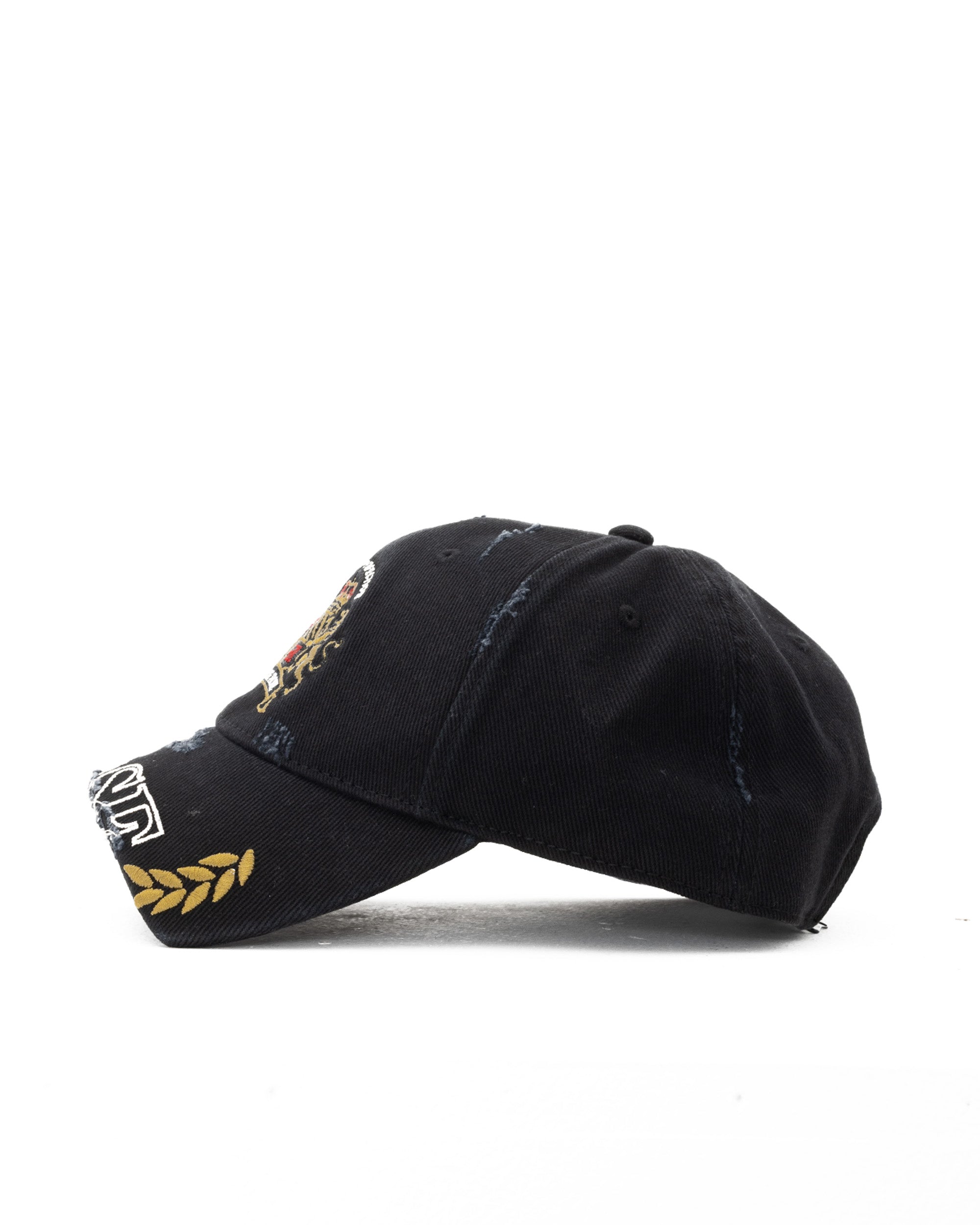Martine Rose CUT PEAK CAP Black 1254WP13002