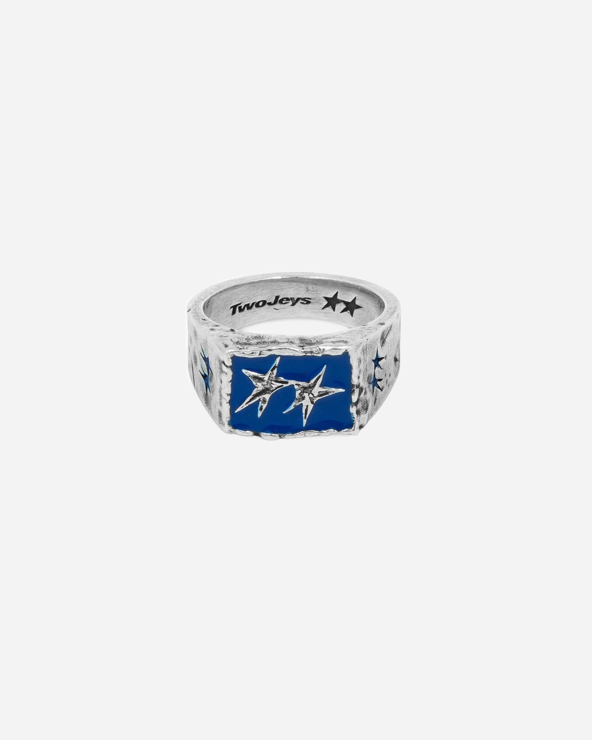 TwoJeys Ignorant Icon Ring Blue SILVER 302226400