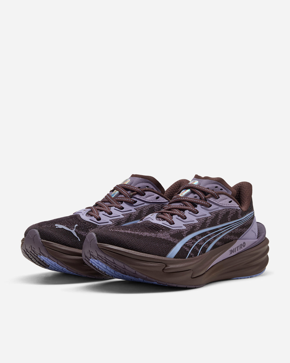 Puma Deviate NITRO 4 Womens Chocolate Brown-Purp Chocolate Brown-Purple  31212416