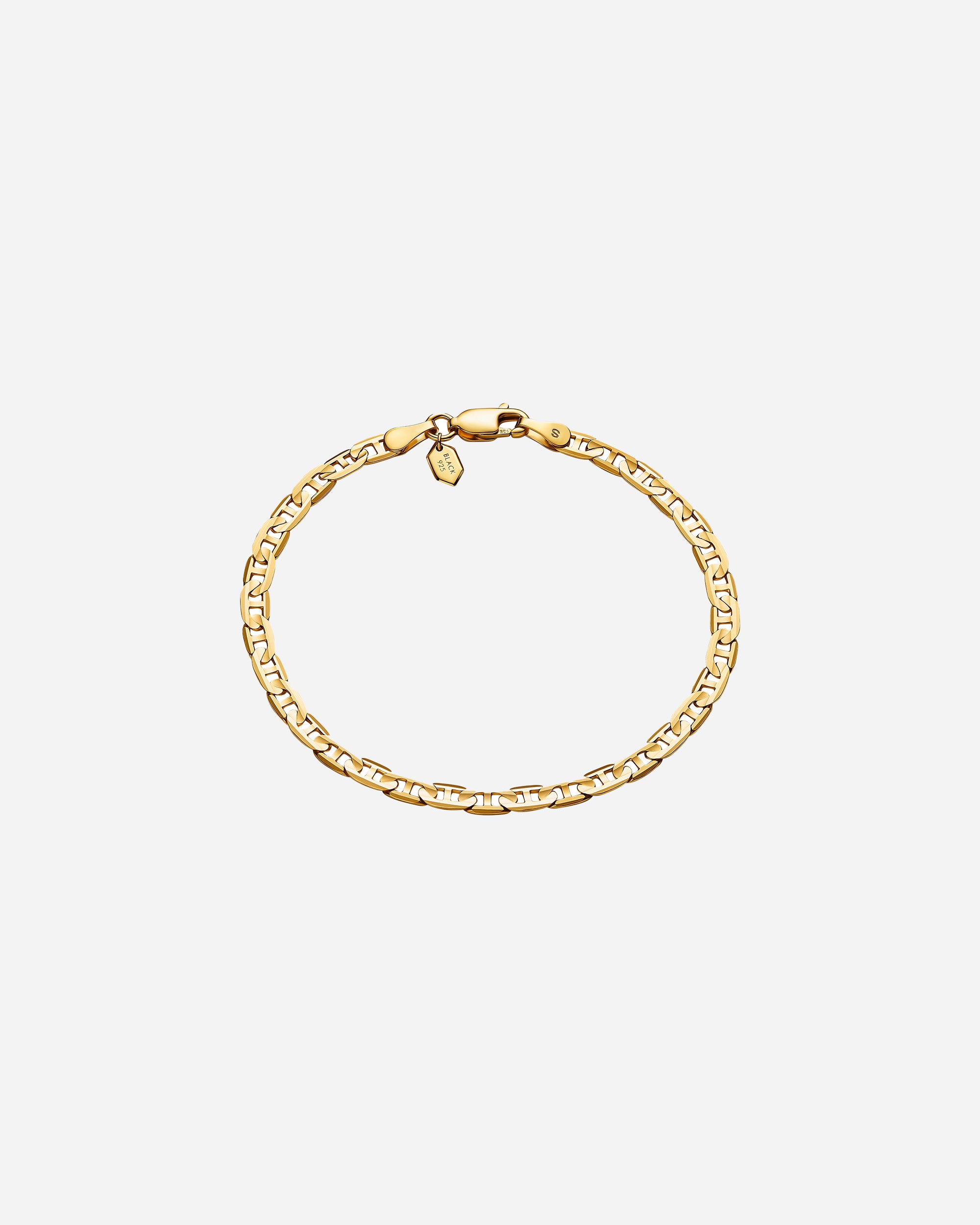 Maria Black Carlo Bracelet Small Goldplated Silver Gold 400200