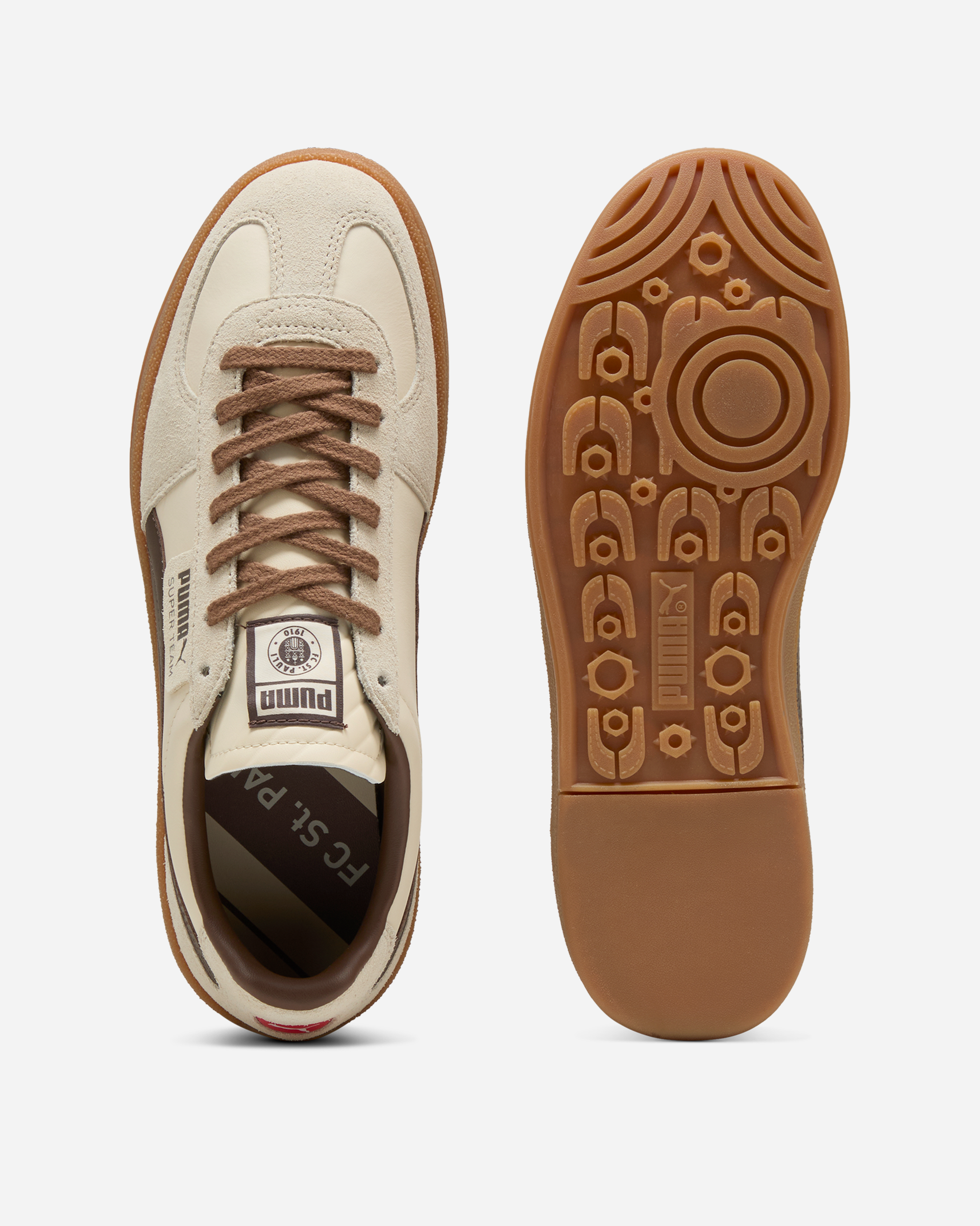 Puma Puma x  FC St. Pauli Super Team Sugared Almond/Espresso Brown 40107801