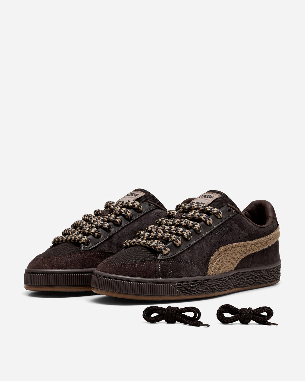 Puma Puma x Nahmias Suede Crochet  SB Espresso Bean-Burnt Sand 41152205