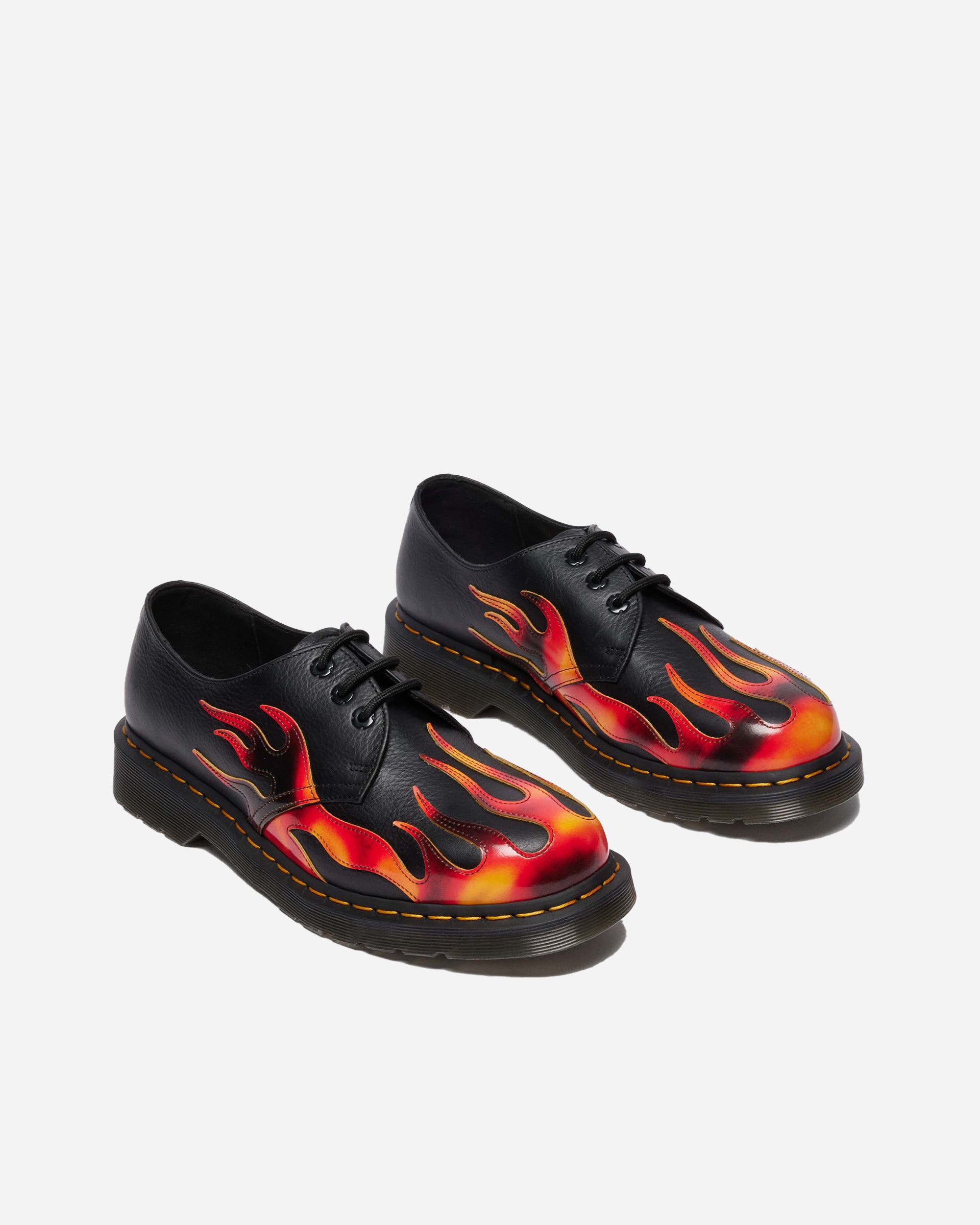 Dr. Martens 1461 Flame Black+Vibrant Red 41604001