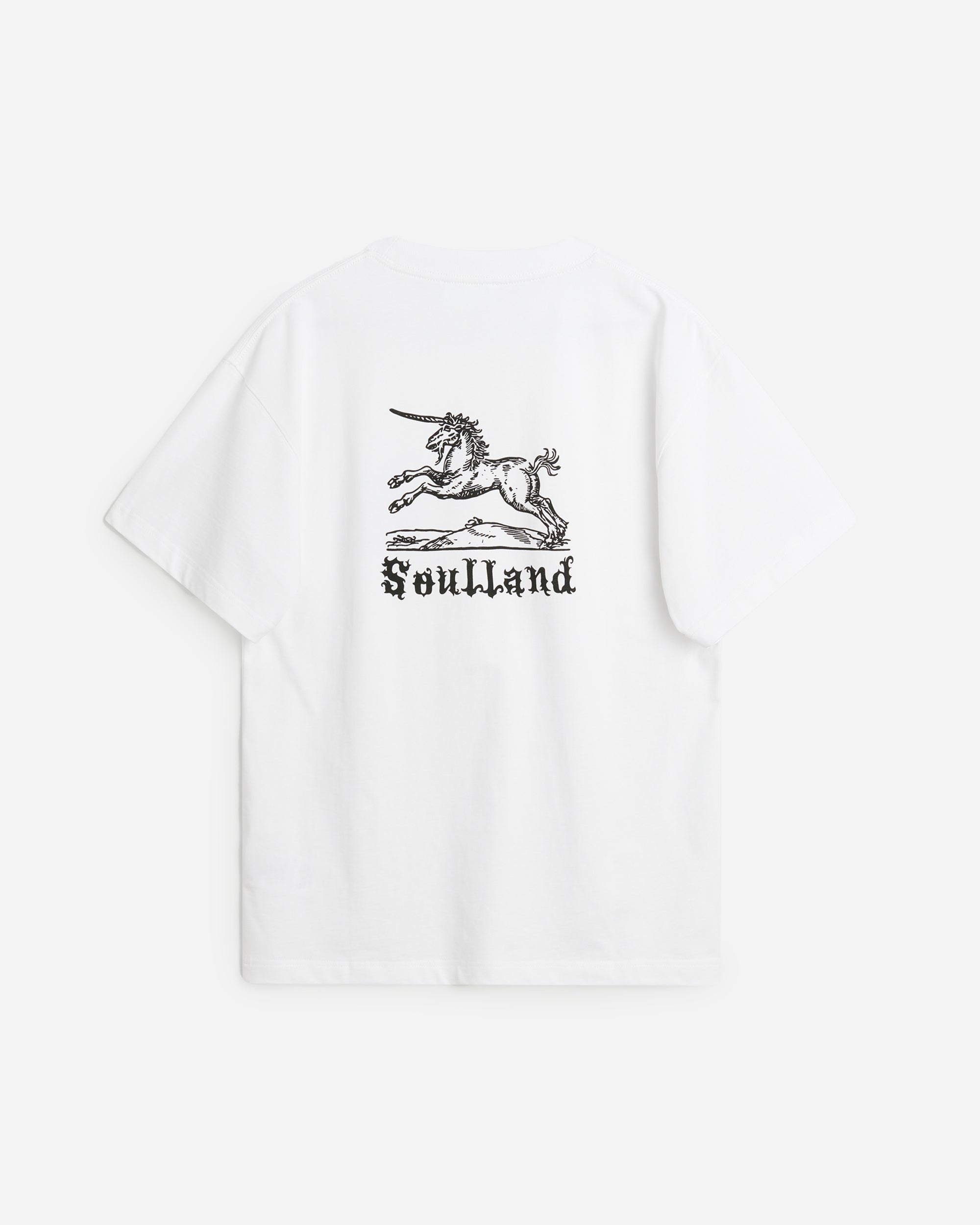 Soulland Kai Unicorn T-shirt White 42086-1063-WHT