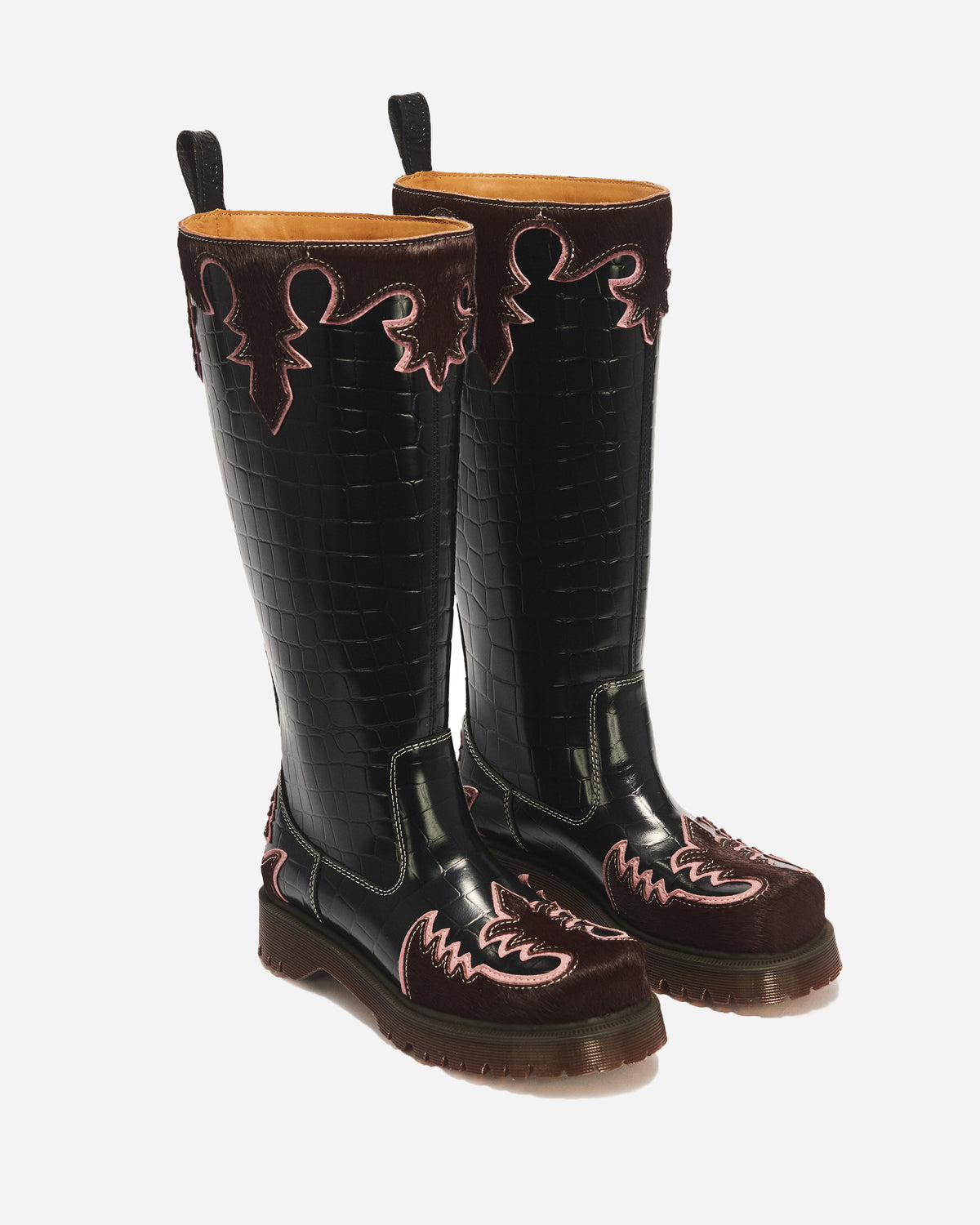 Dr. Martens Rejena Hi Black+Spiced Brown 43157001