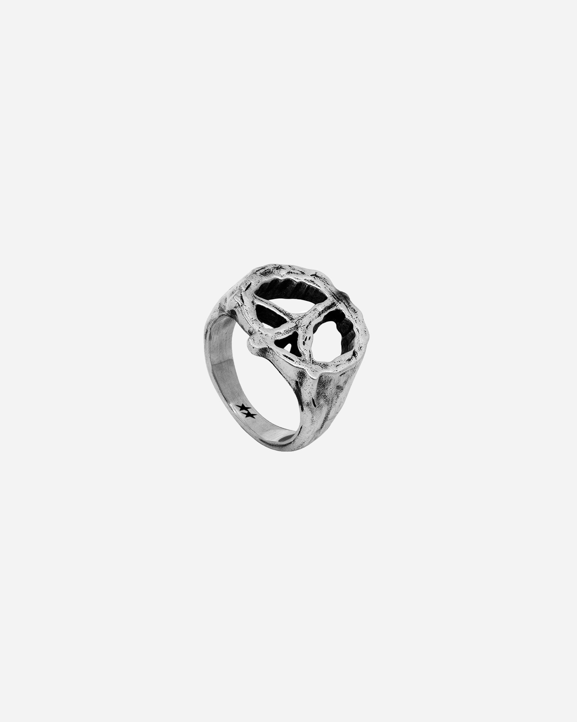 TwoJeys Peace Out Signet Brass 925 sterling silver coating 436076006