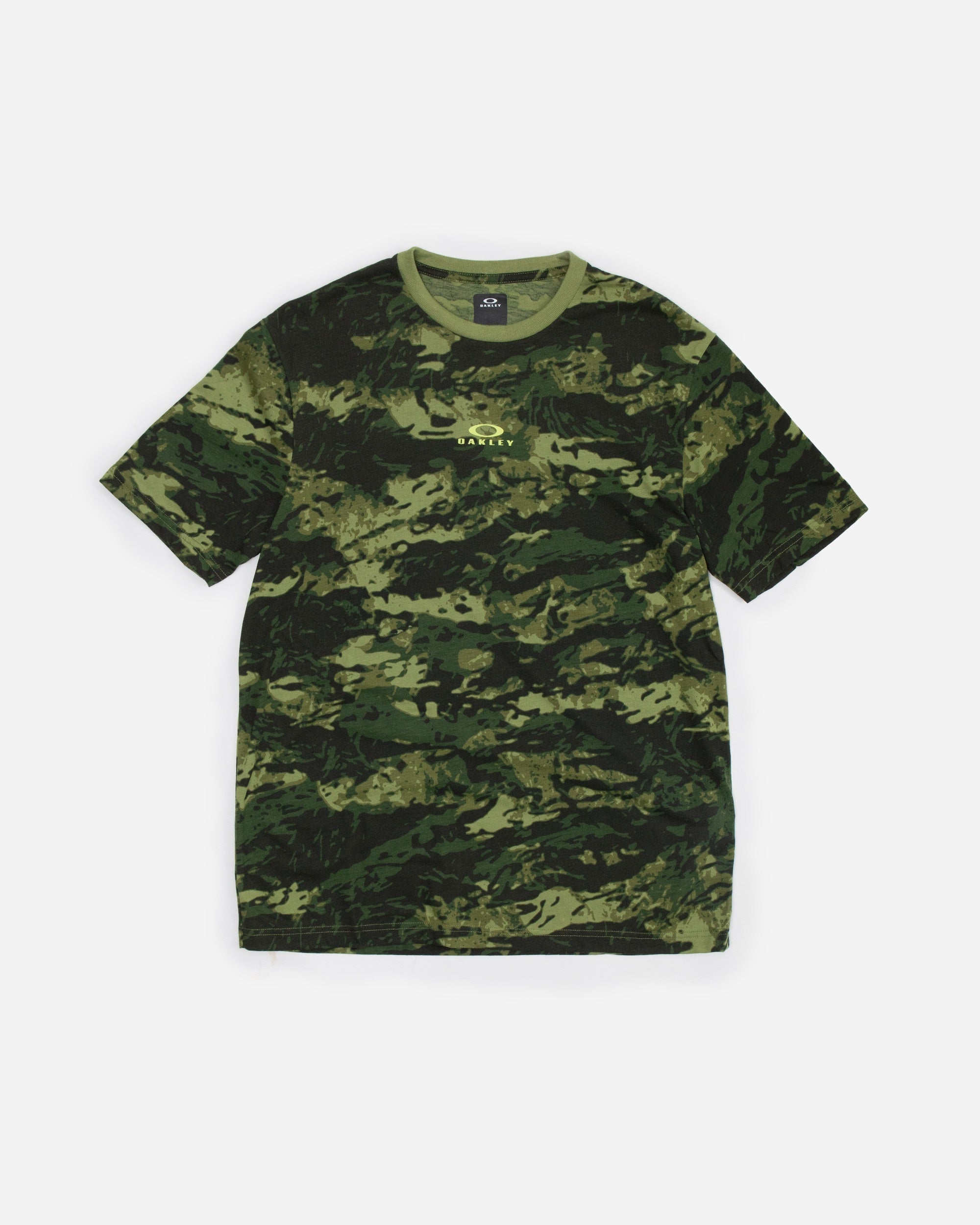 Oakley Bark New T-shirt TIGER CAMO GREEN 457131-BFQ