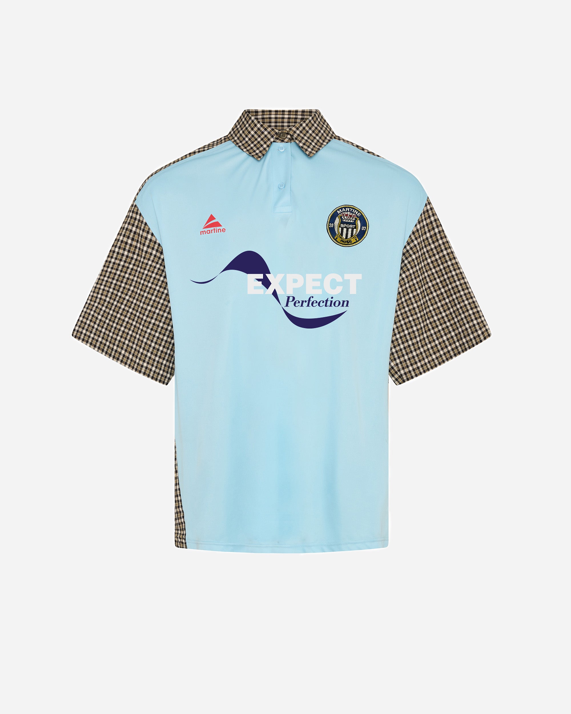 Martine Rose T-Shirt Poloshirt BLACK GREEN LIGHT BLUE BLK  493WS41072