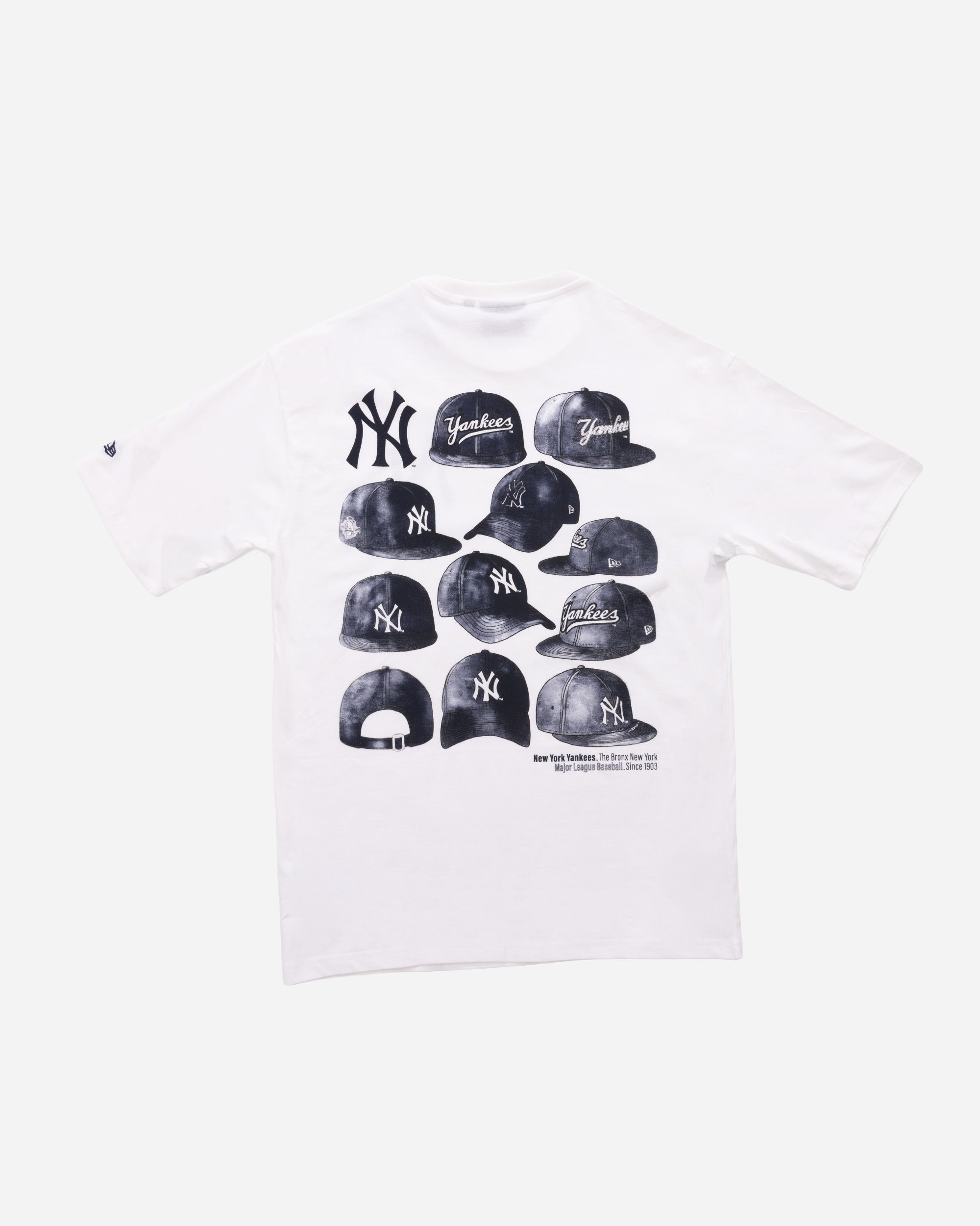 New Era MLB Cap Graphic Oversized T-Shirt WHI 60856148