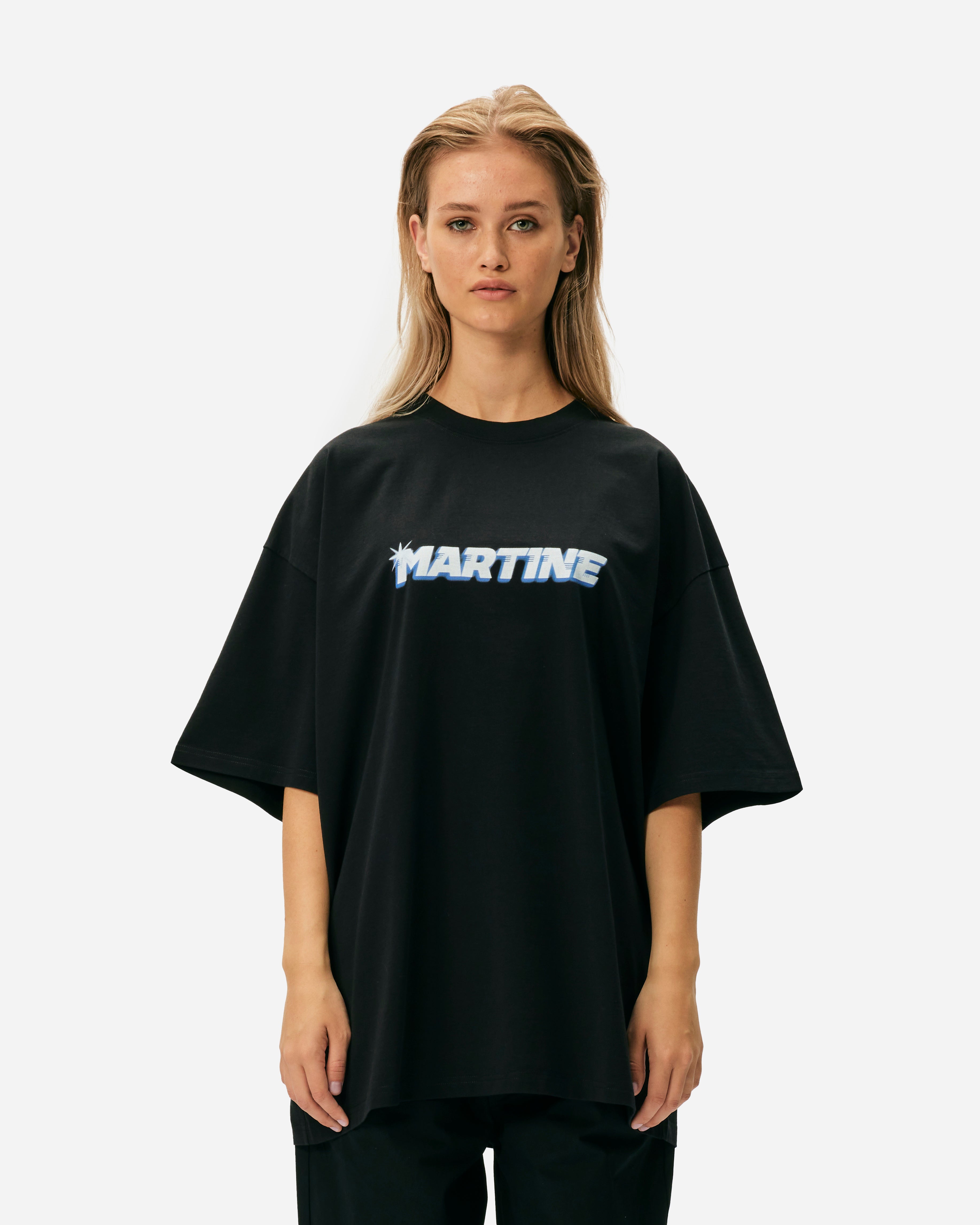 Martine Rose Oversized T-shirt BLACK 621JE01001