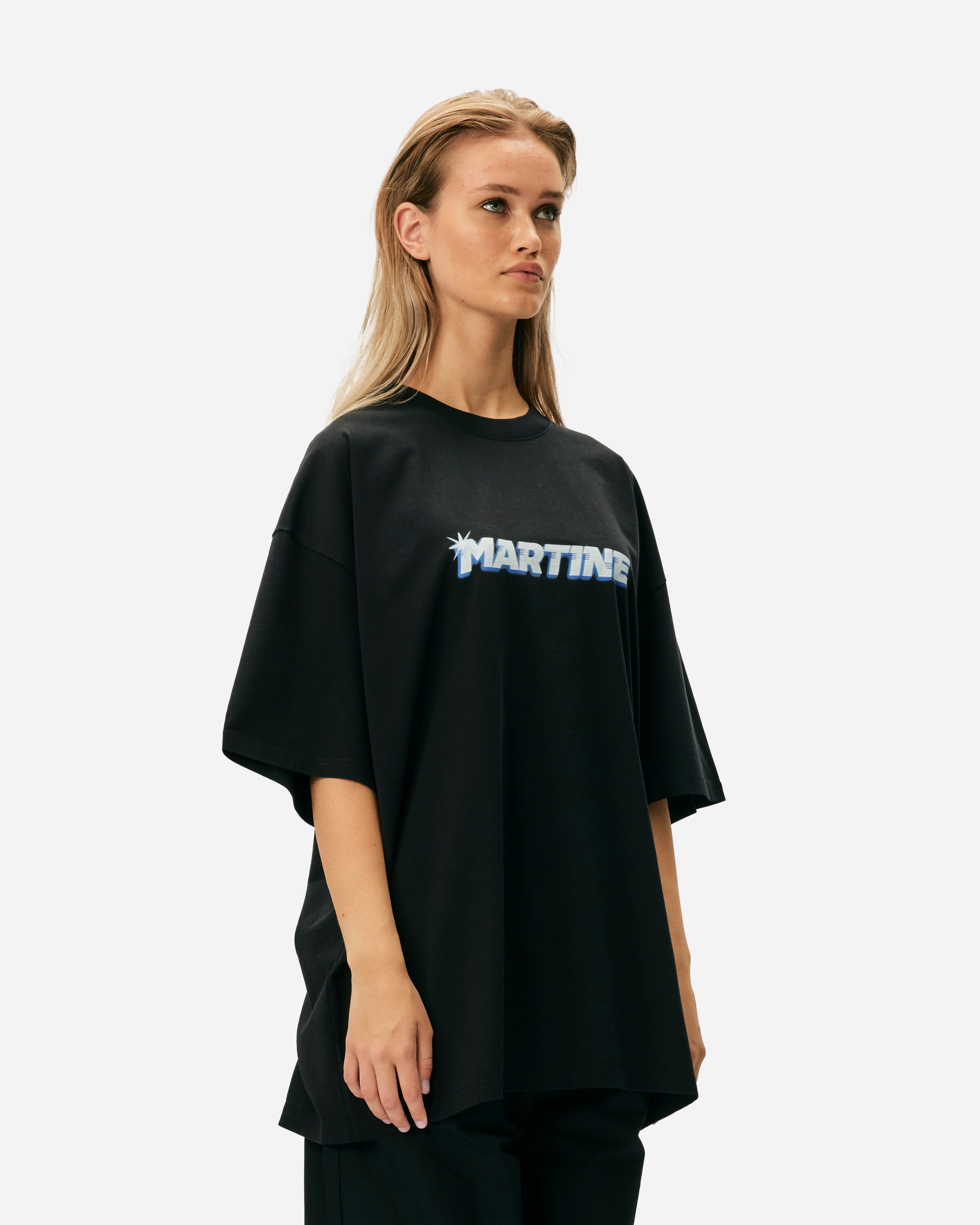 Martine Rose Oversized T-shirt BLACK 621JE01001