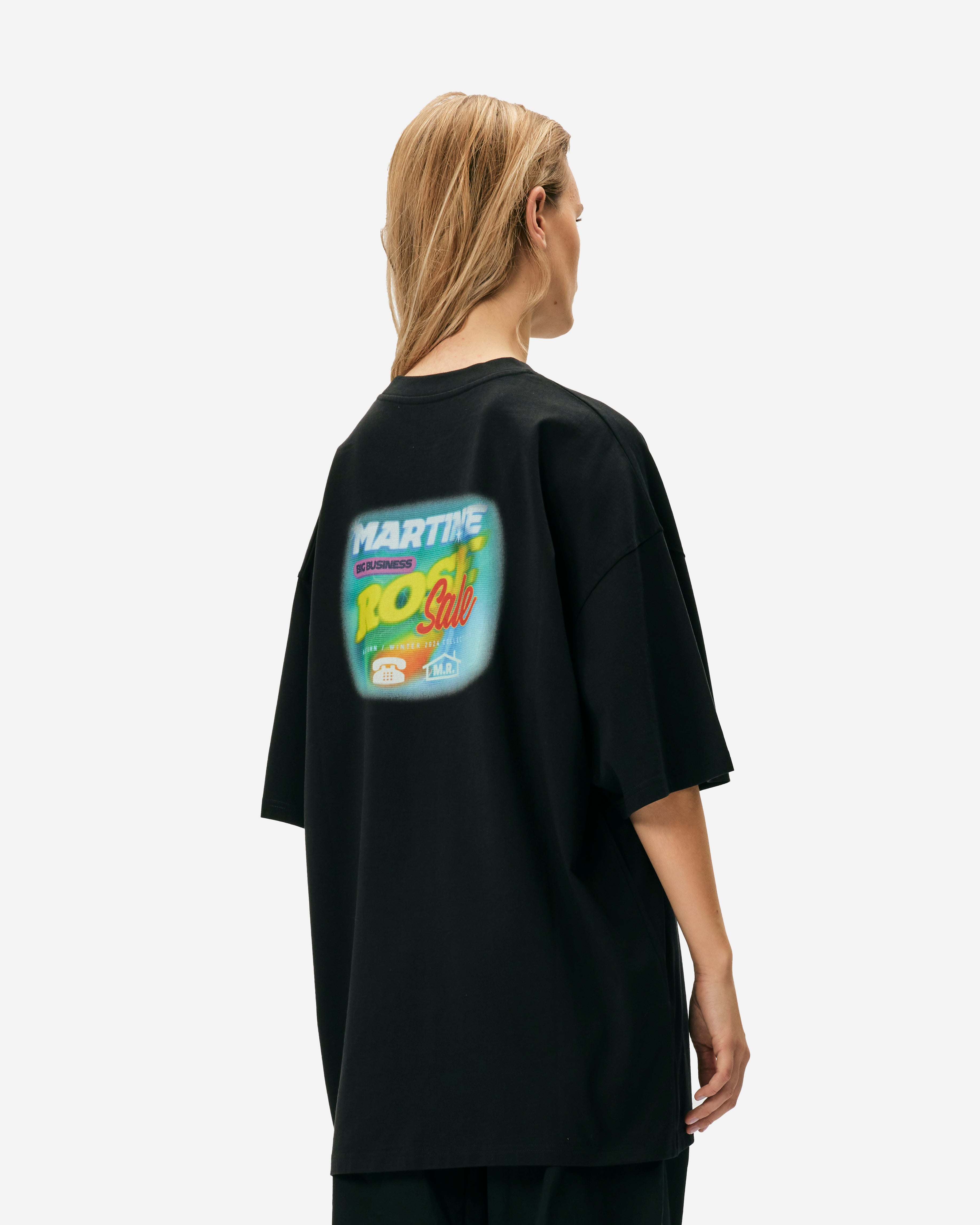 Martine Rose Oversized T-shirt BLACK 621JE01001