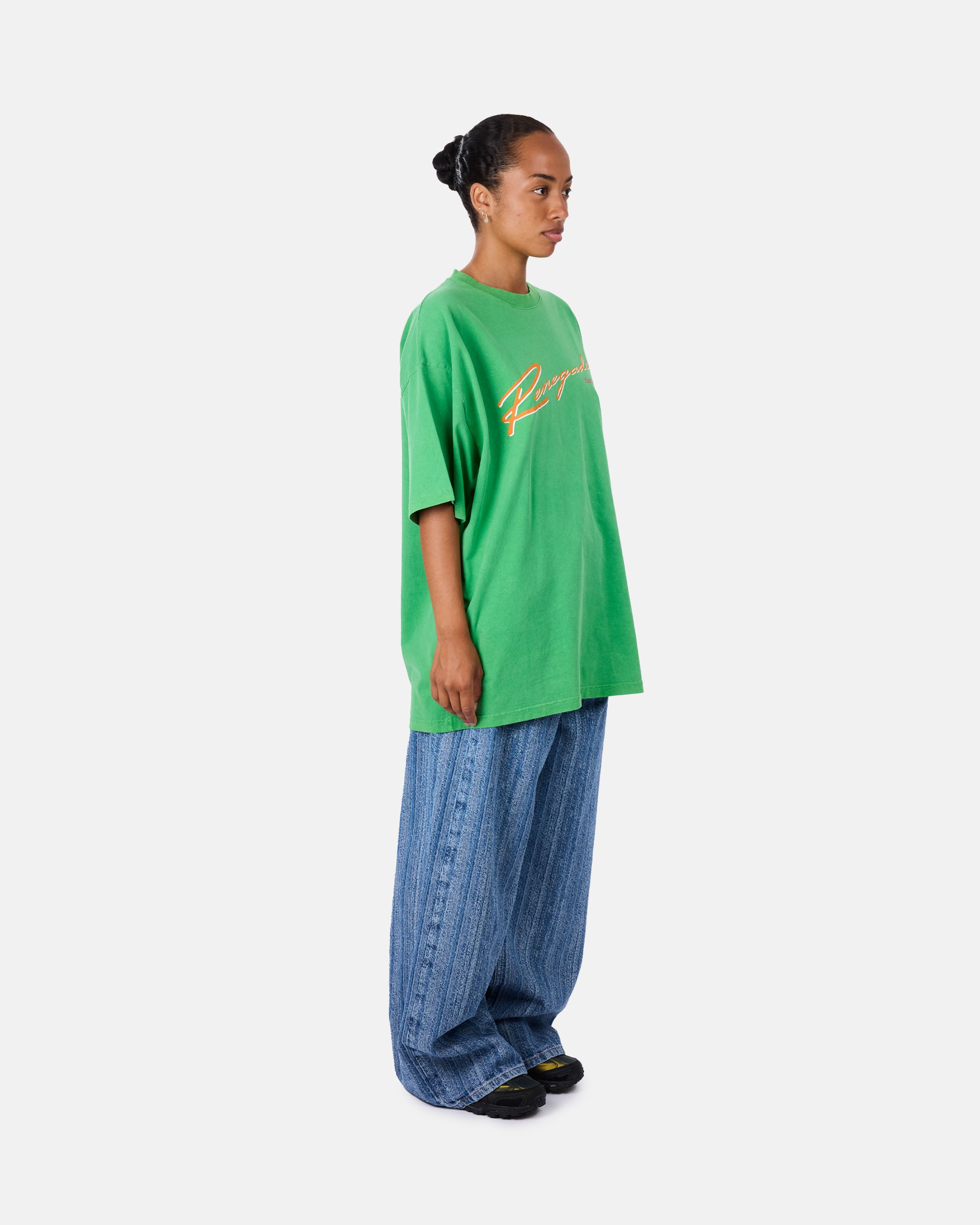 Martine Rose Oversized T-shirt GREEN 621JE01400H