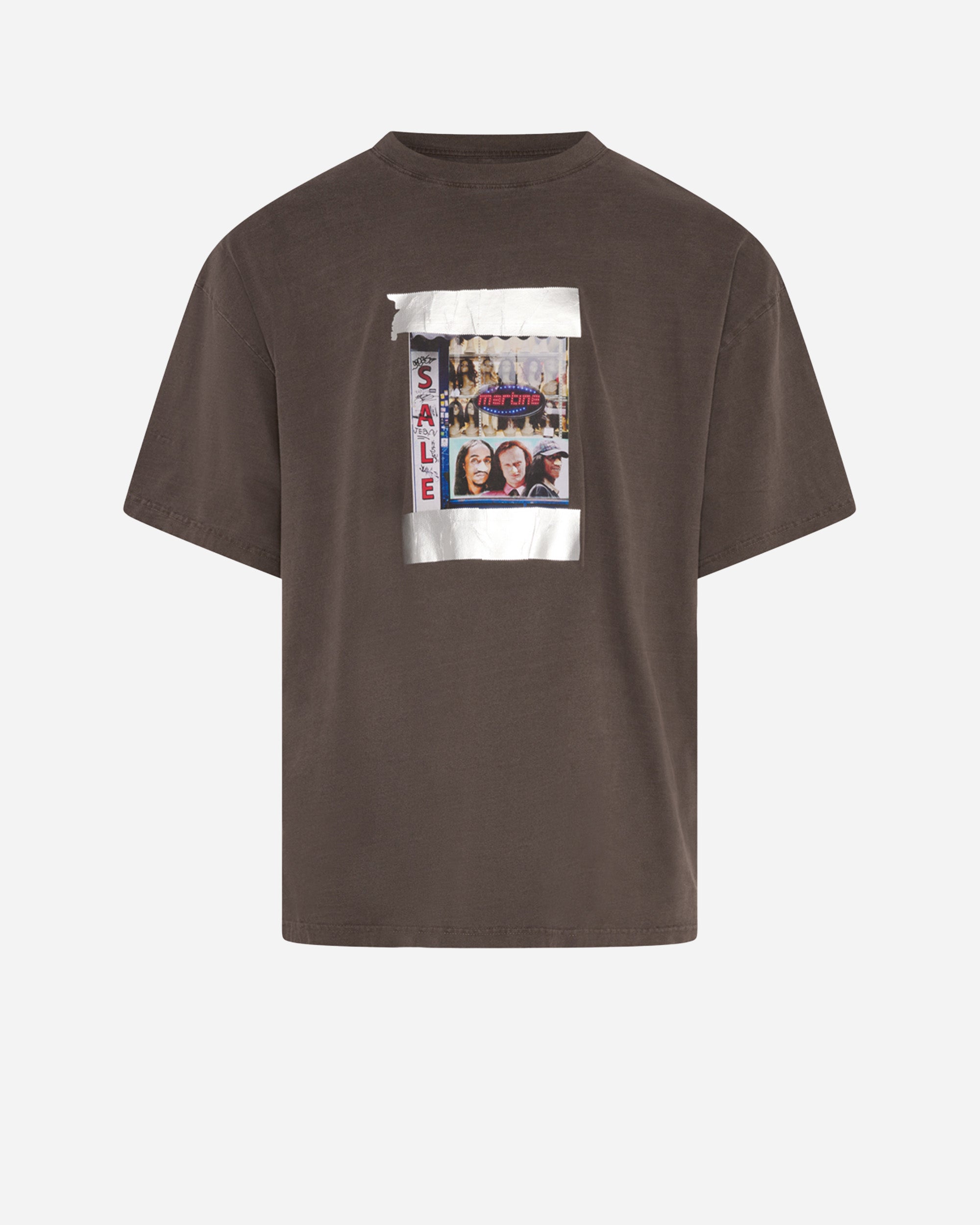 Martine Rose Oversized T-Shirt BROWN WASHED BRW 621JE06700N