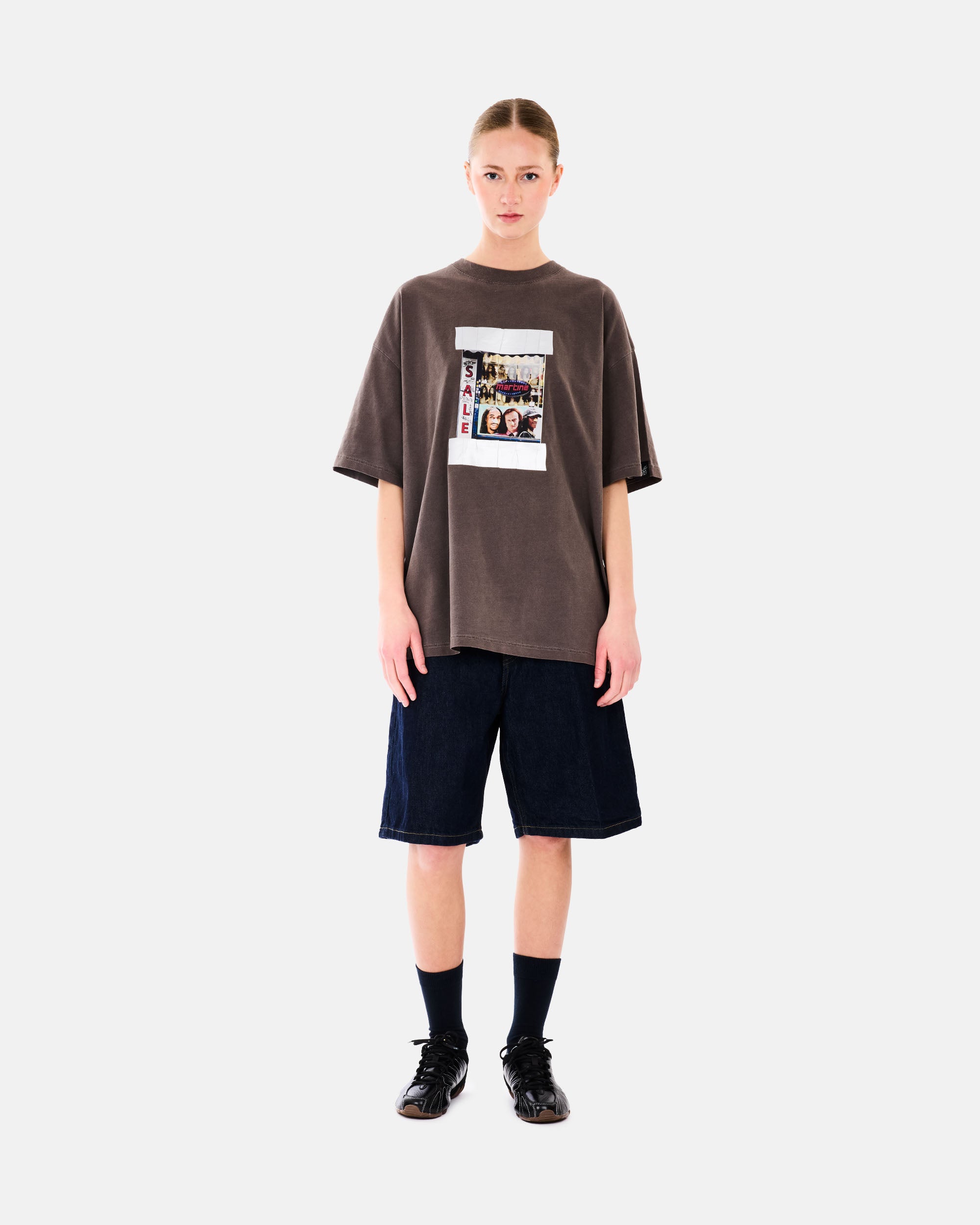 Martine Rose Oversized T-Shirt BROWN WASHED BRW  621JE06700N
