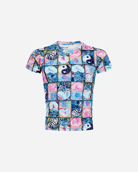 国内発送■MARTINE ROSE■SHRUNKEN T-SHIRT Martine Rose Shrunken T-shirt Blue 629JE08532